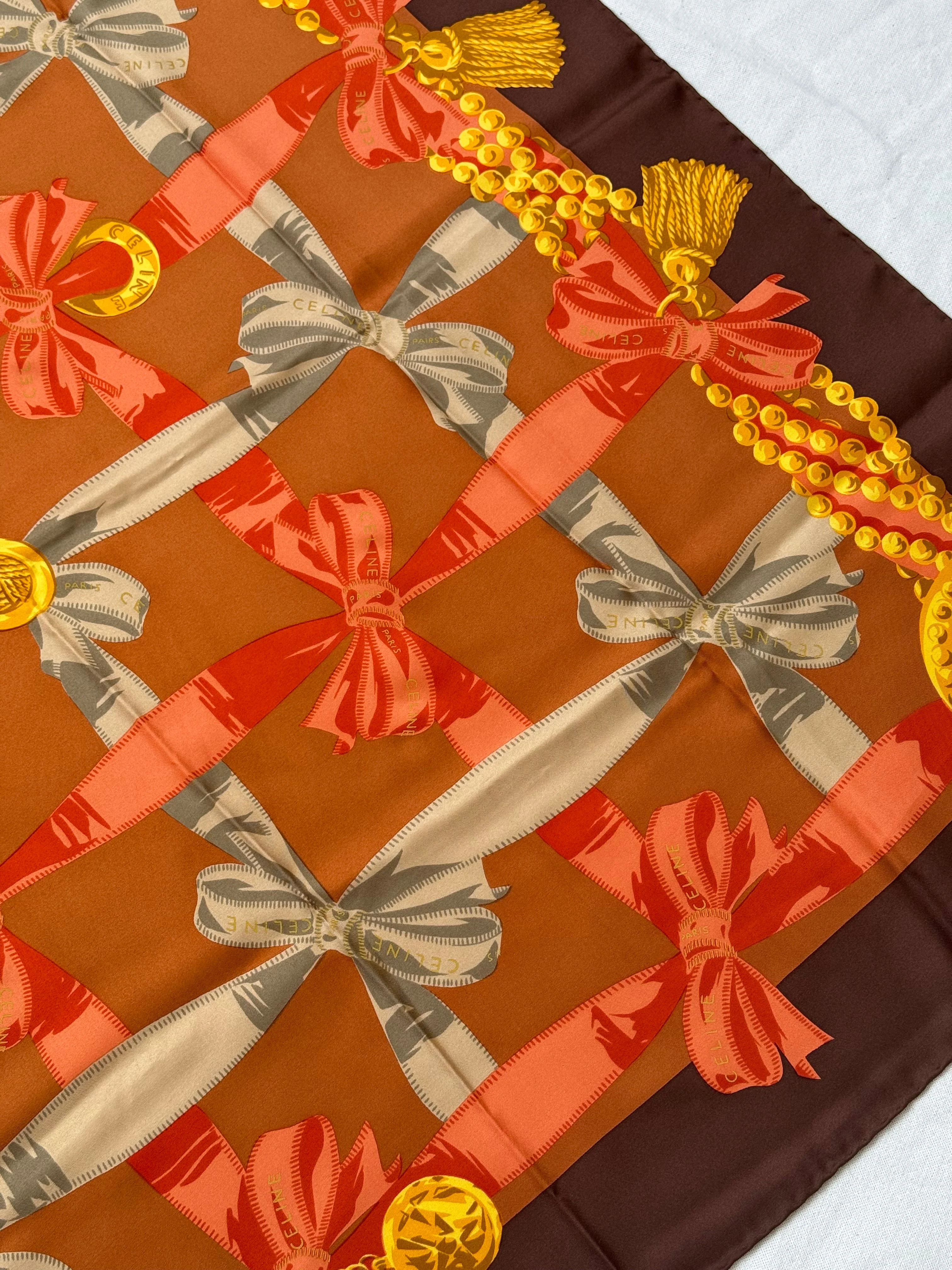 Foulard Céline – Motifs Nœuds - Image 6
