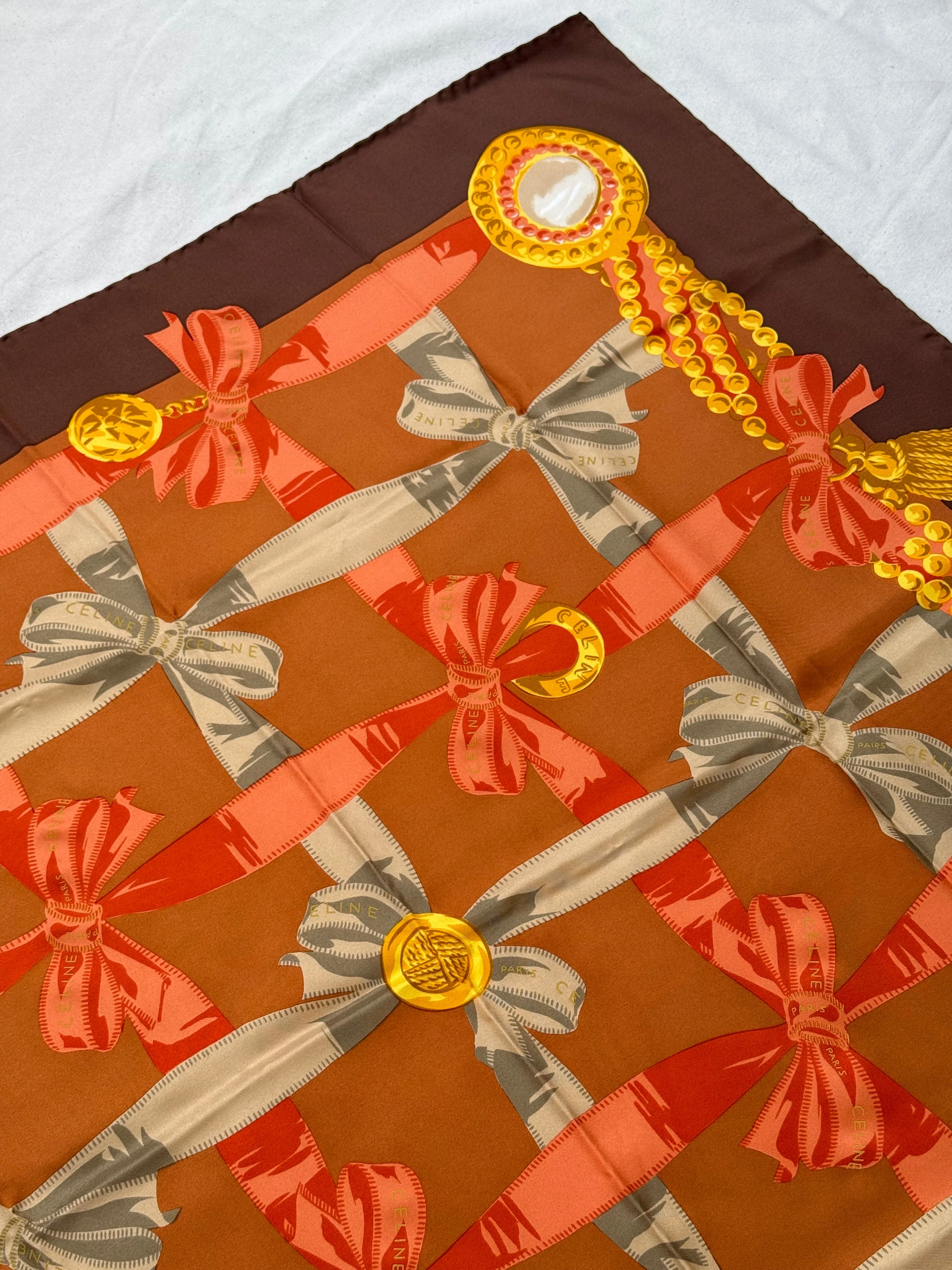 Foulard Céline – Motifs Nœuds - Image 7