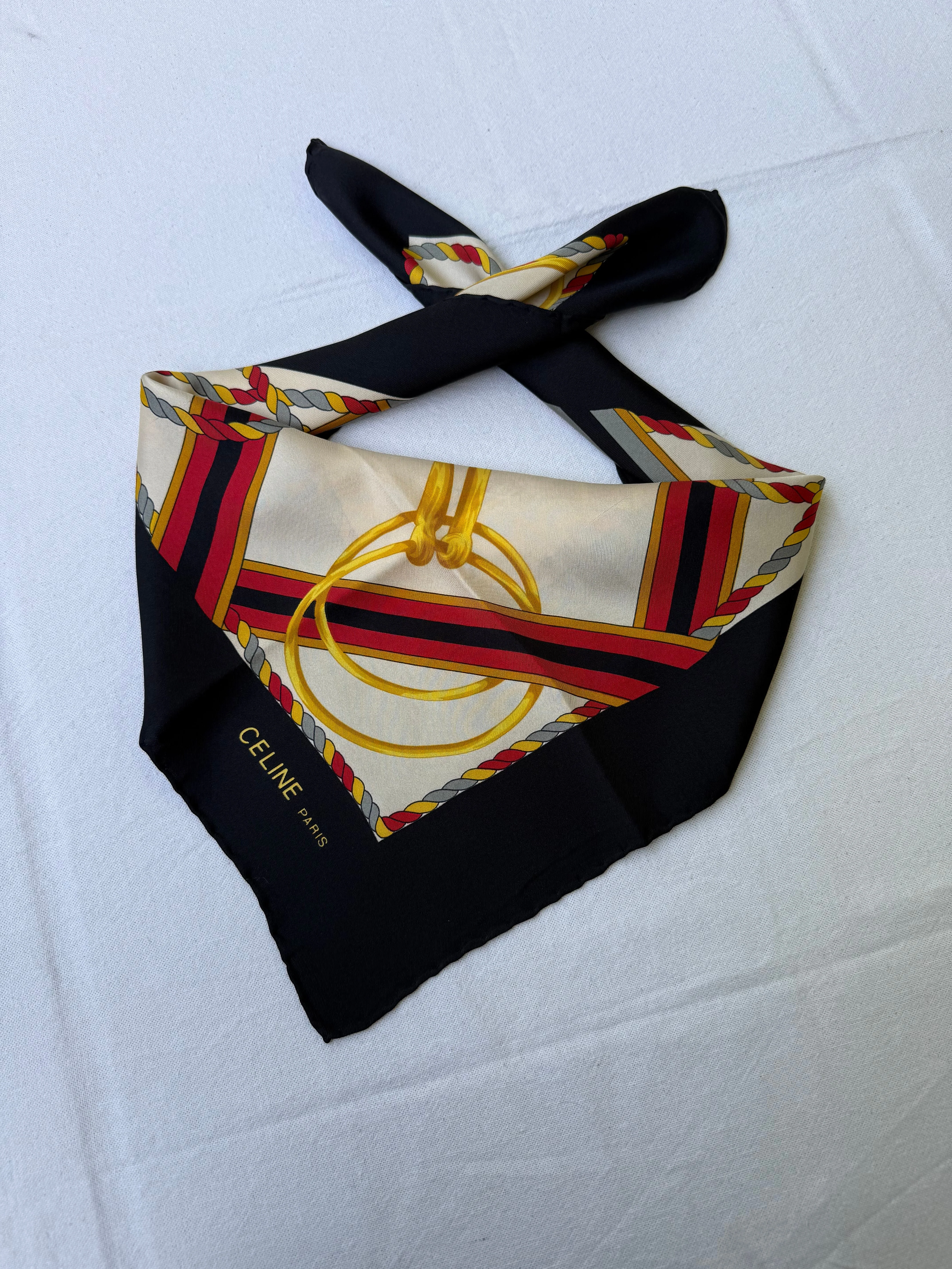 Foulard Céline – Sangles Et Anneaux - Image 2