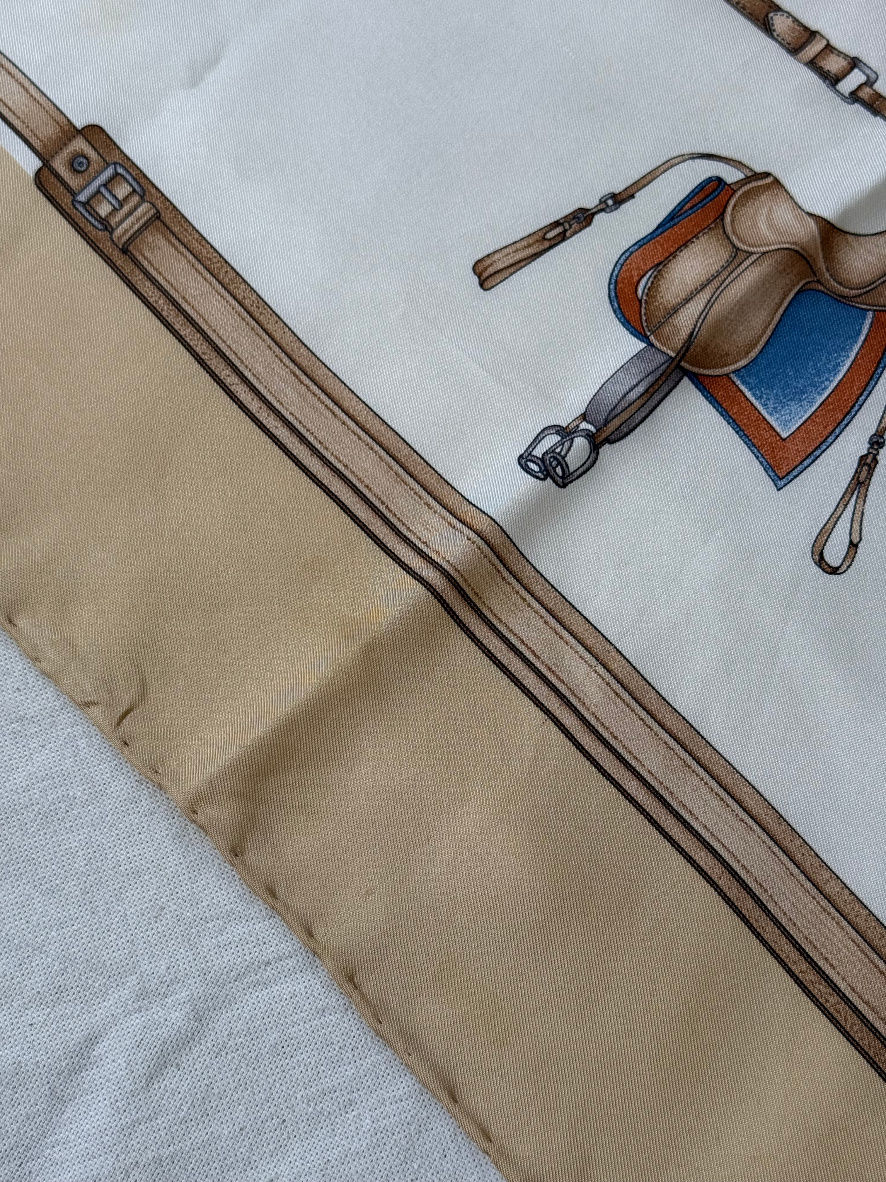 Foulard Céline – Thème Équestre Et Rubans - Image 7