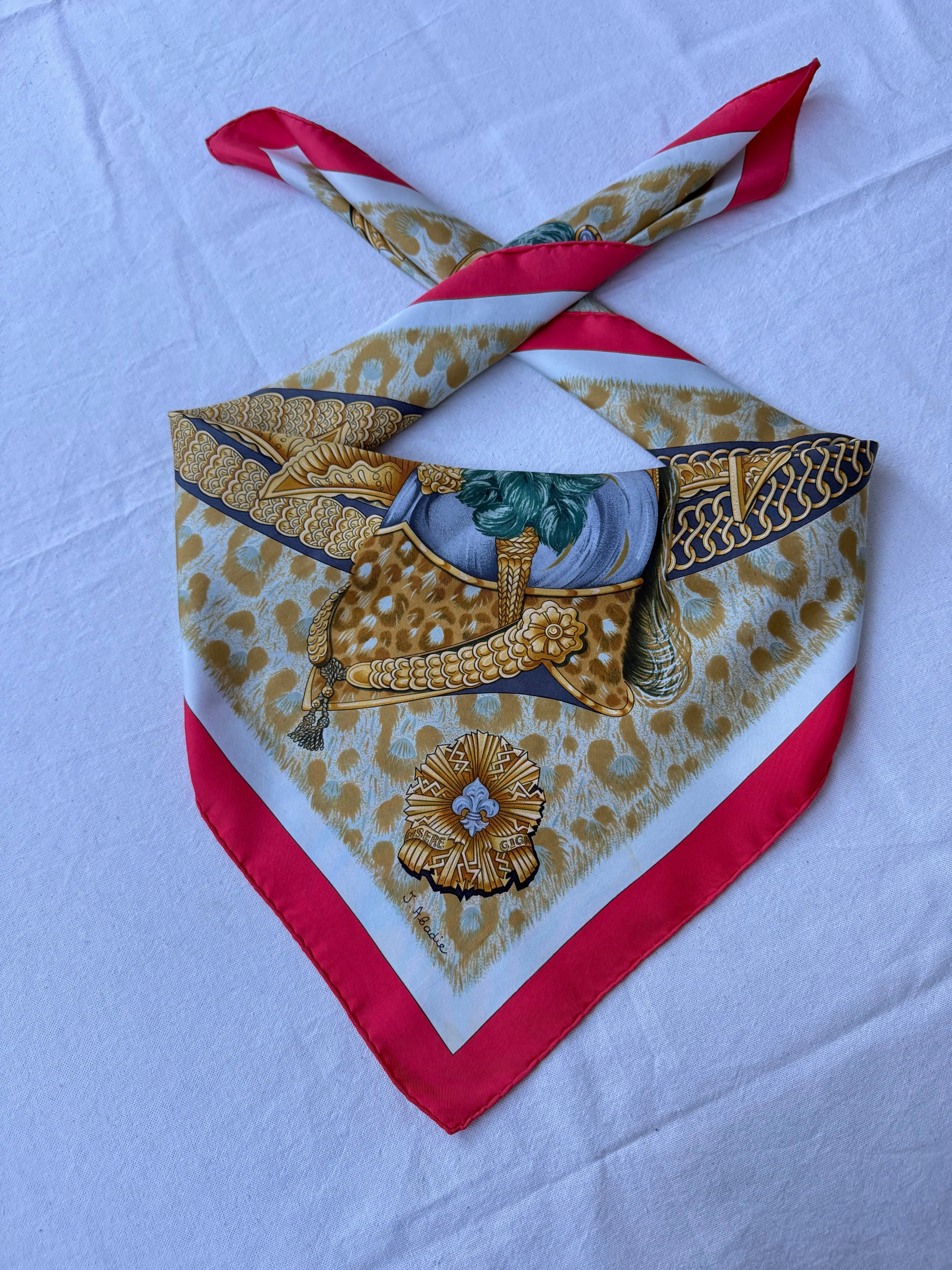 Foulard Hermès – Modèle Casques Et Plumets - Image 2