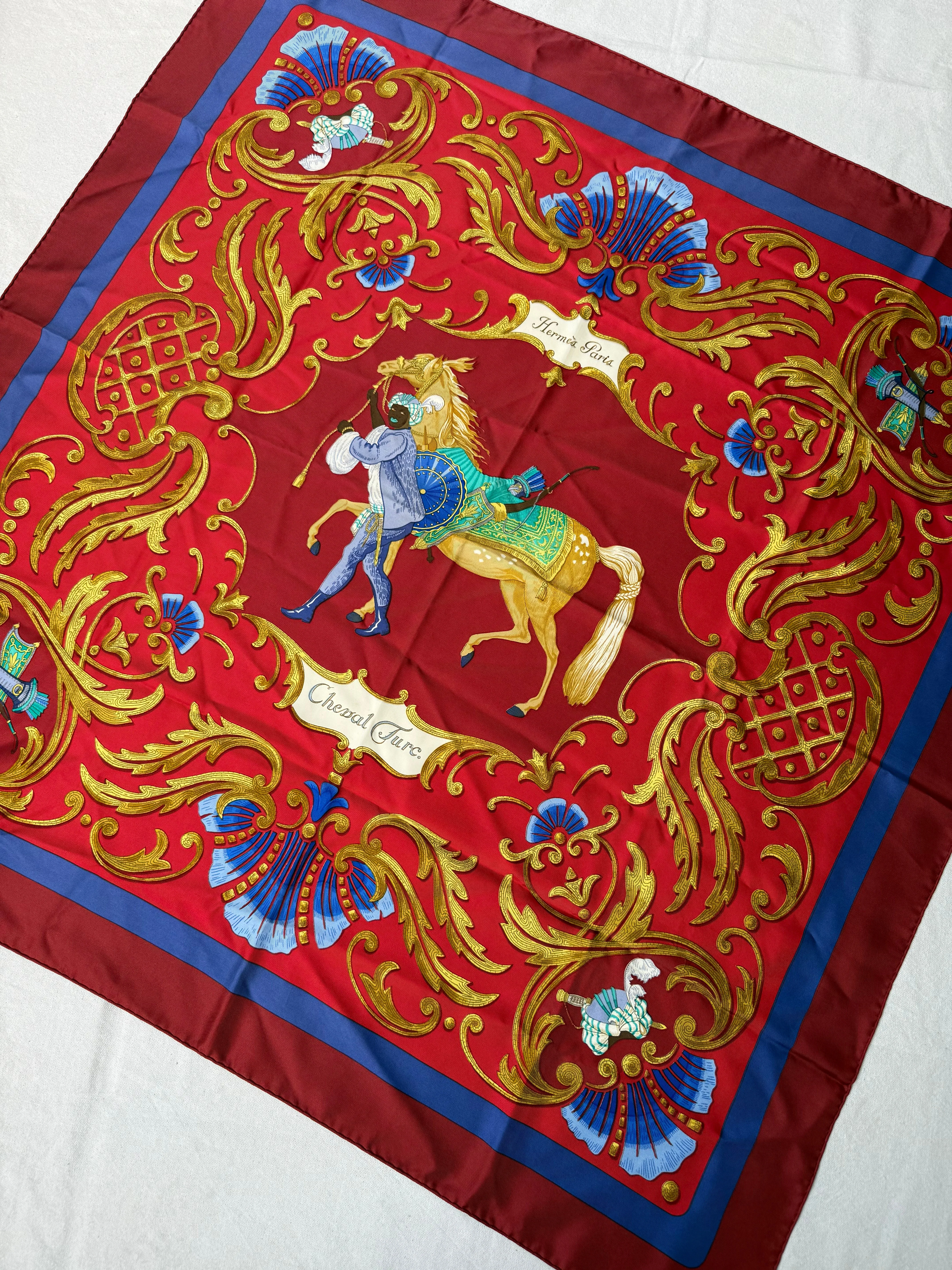 Foulard Hermès – Modèle Cheval Turc - Image 3