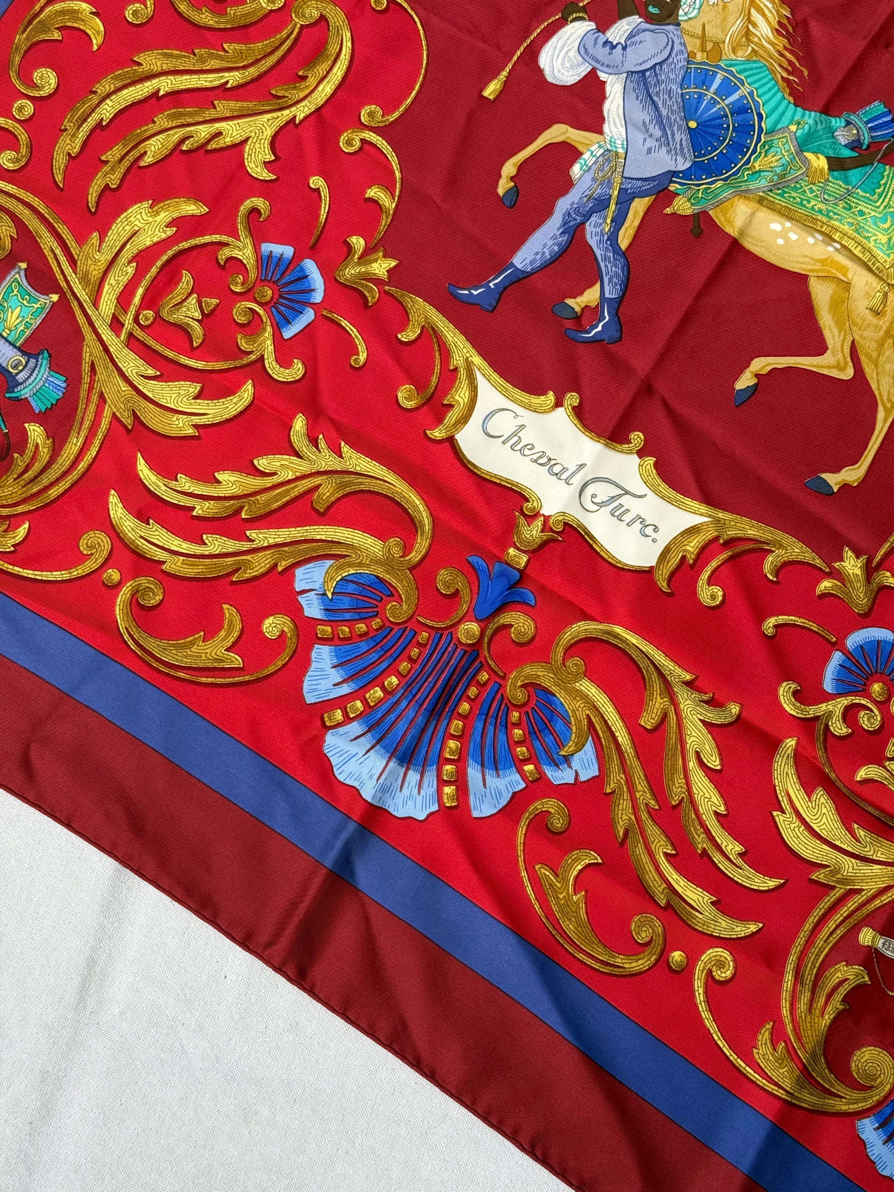 Foulard Hermès – Modèle Cheval Turc - Image 4