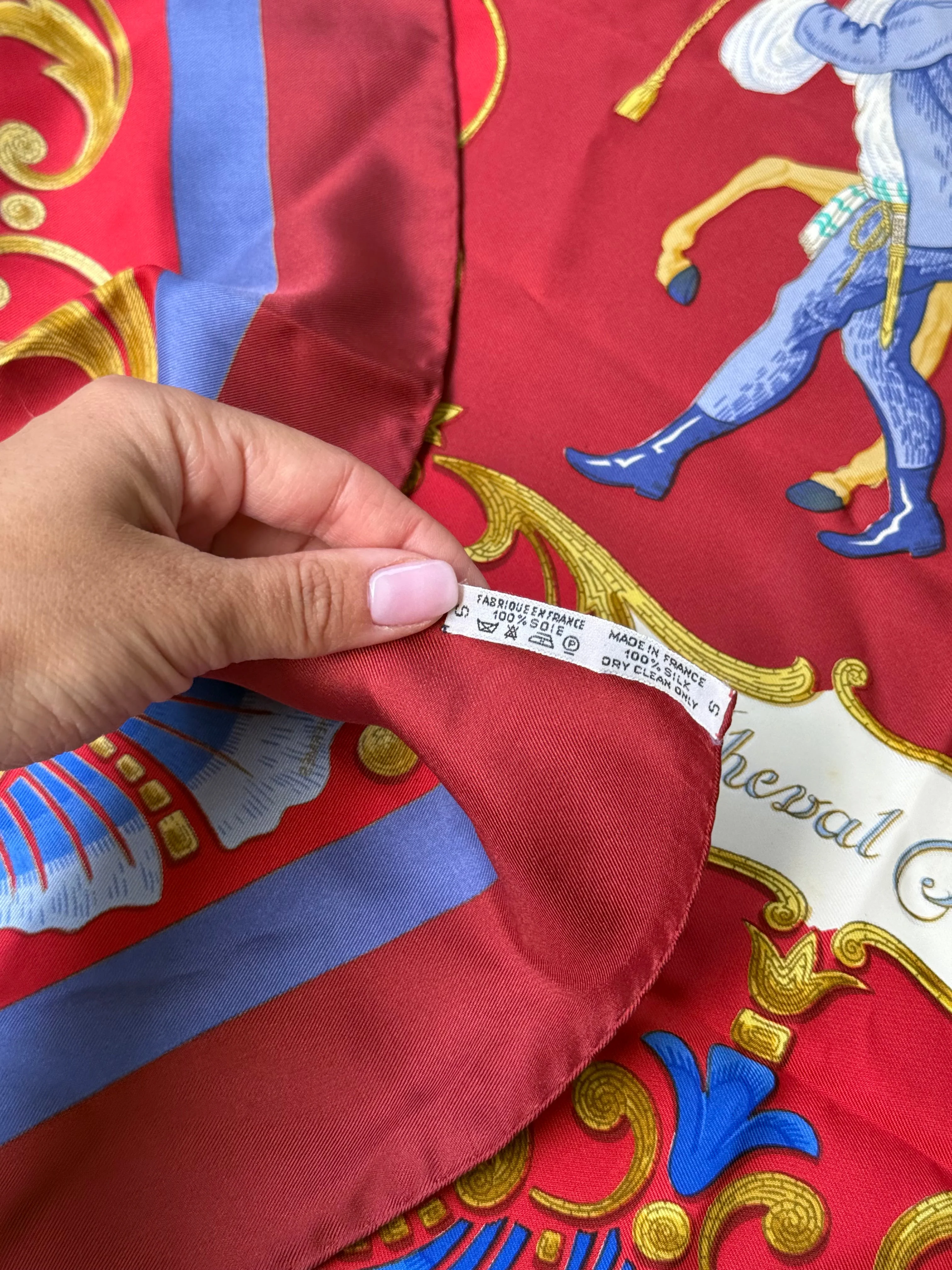 Foulard Hermès – Modèle Cheval Turc - Image 7
