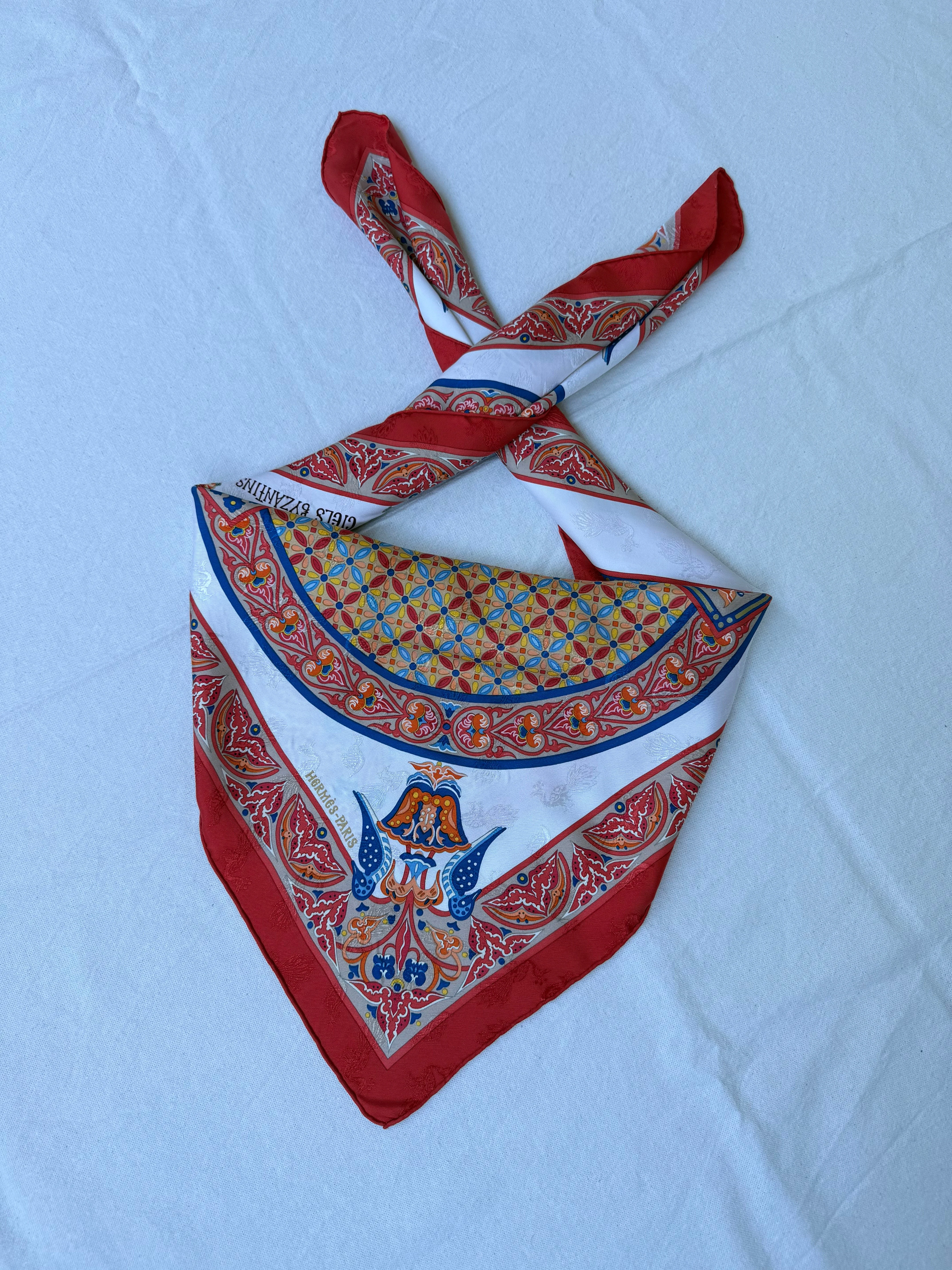 Foulard Hermès – Modèle Ciels Byzantins - Image 2