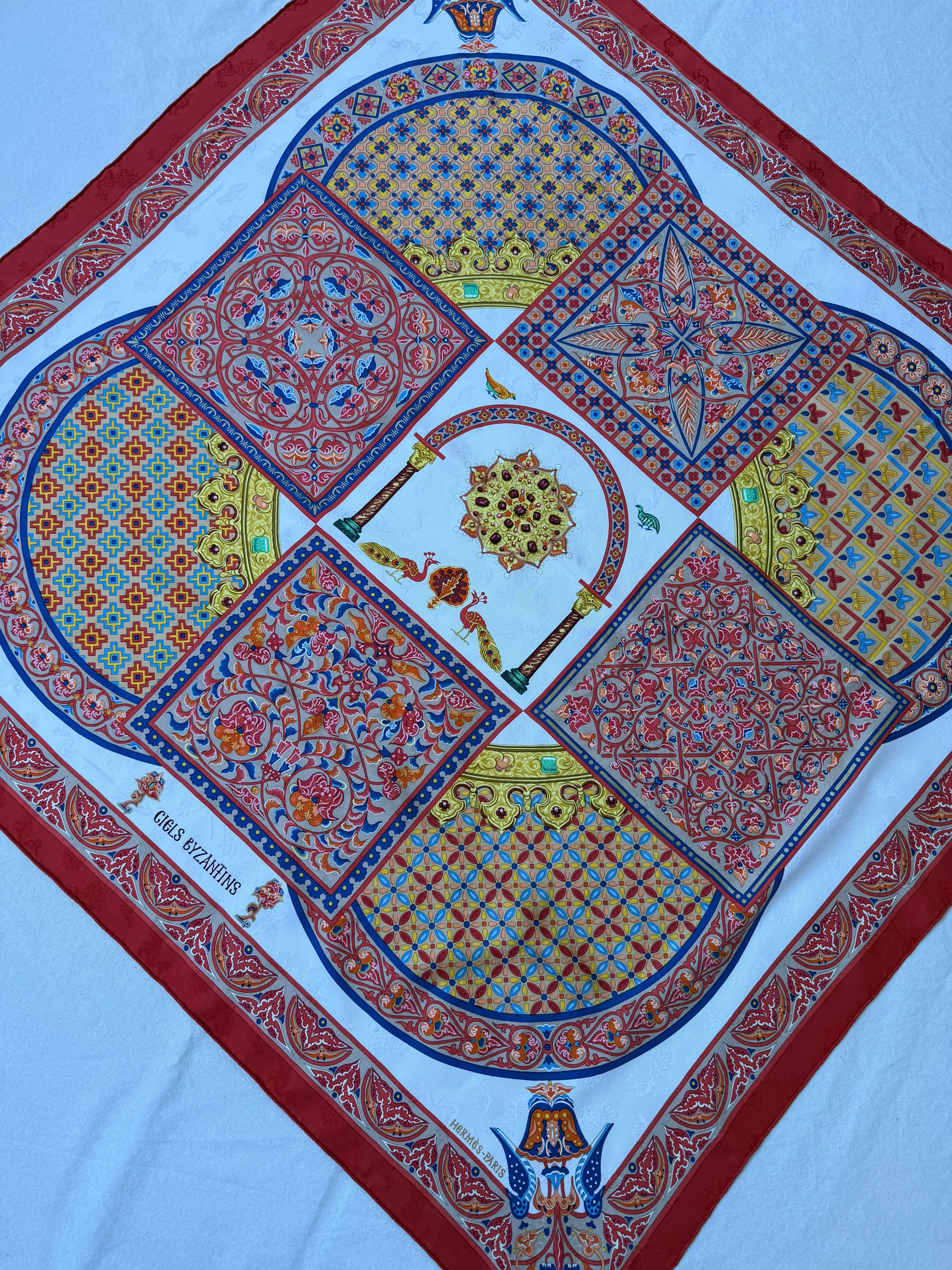 Foulard Hermès – Modèle Ciels Byzantins - Image 3