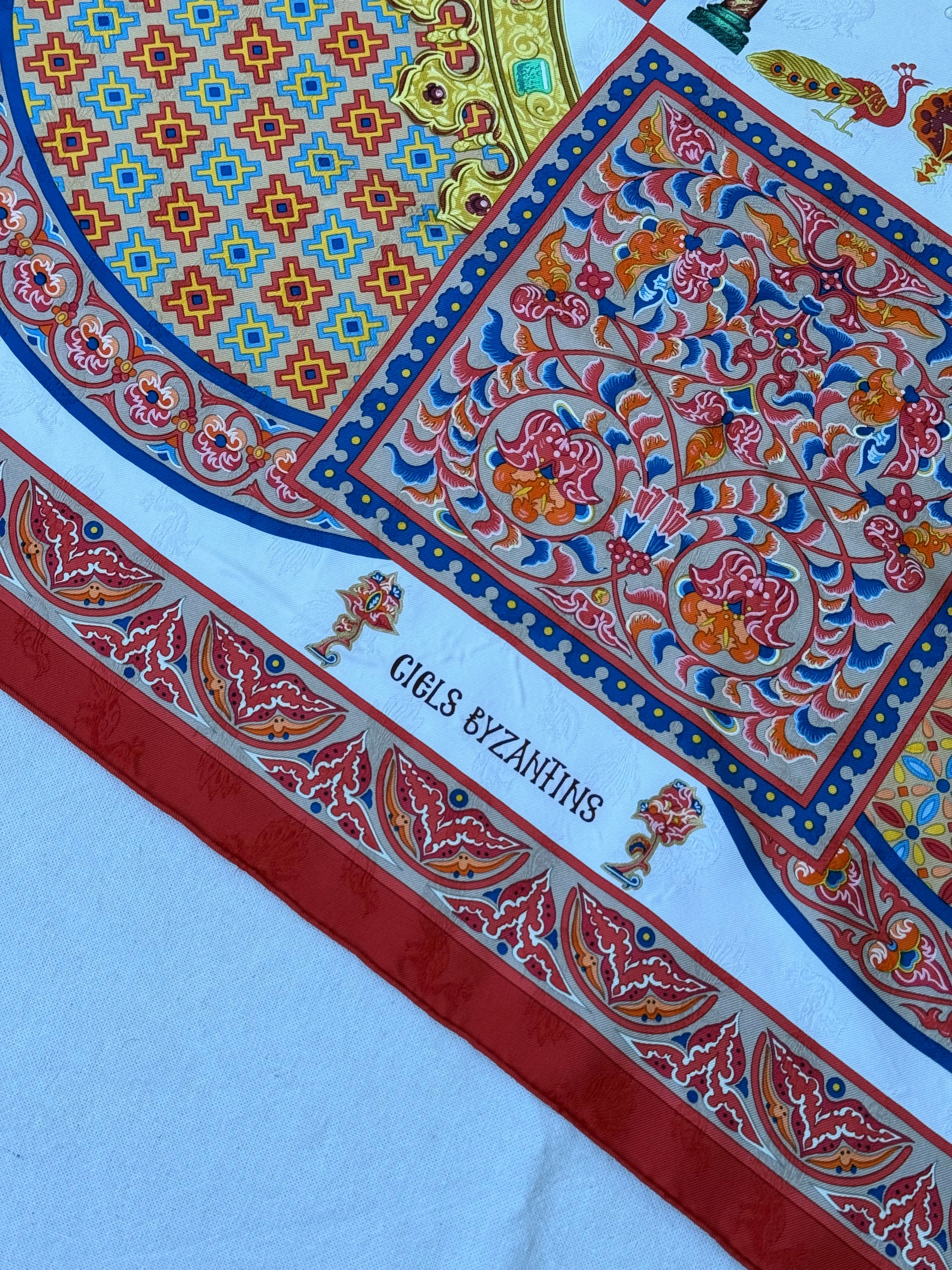 Foulard Hermès – Modèle Ciels Byzantins - Image 4