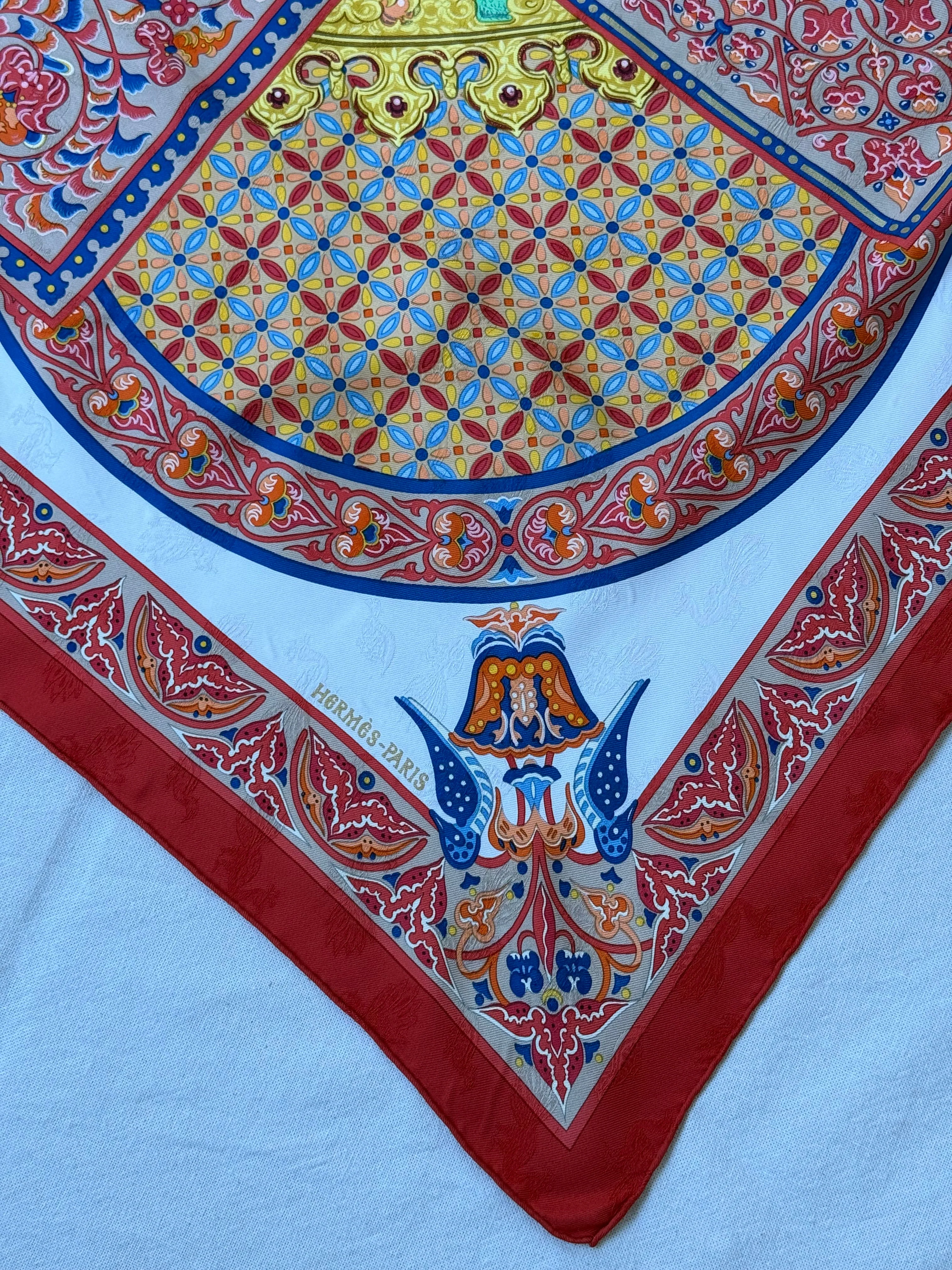 Foulard Hermès – Modèle Ciels Byzantins - Image 5