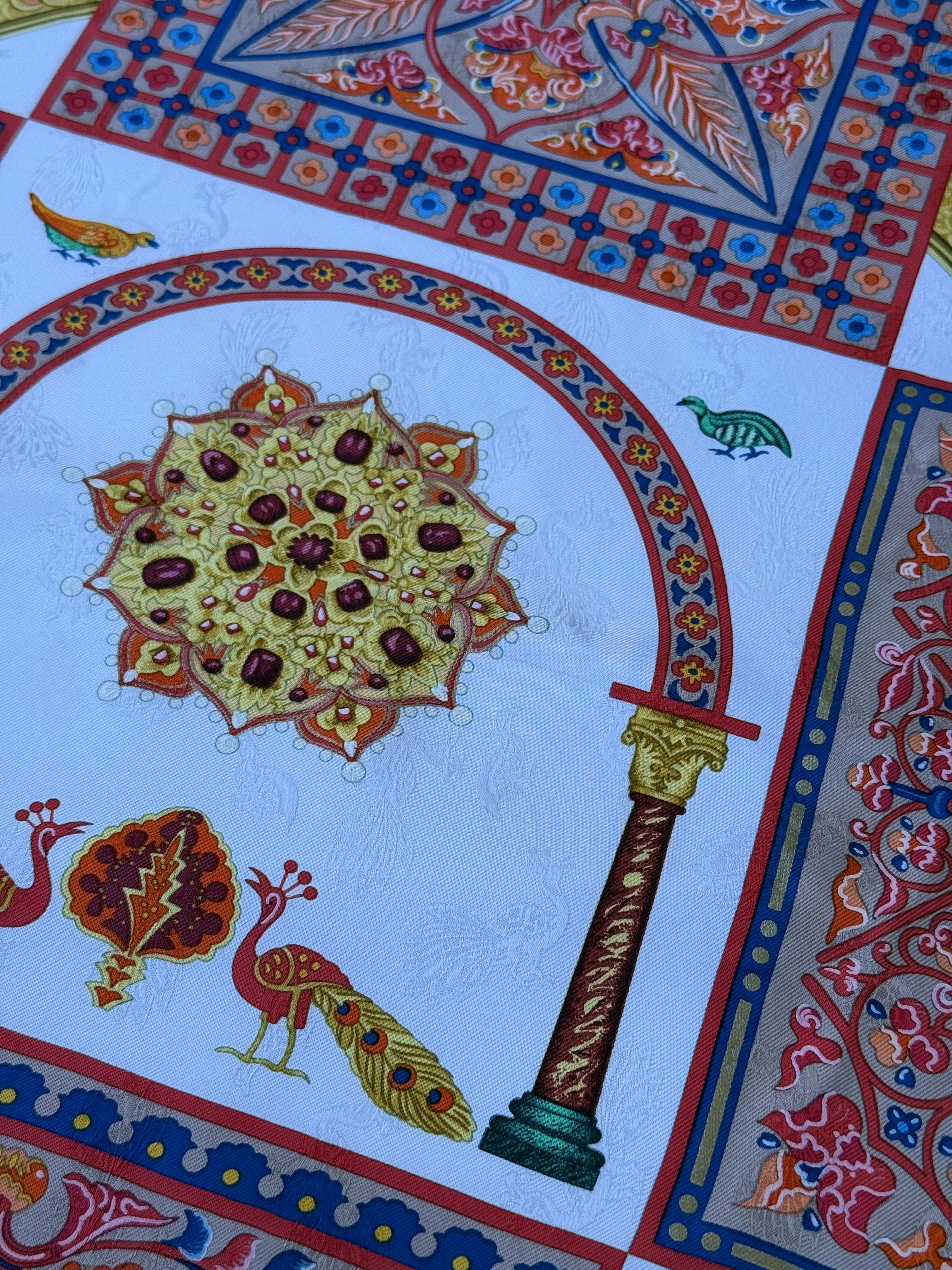 Foulard Hermès – Modèle Ciels Byzantins - Image 7