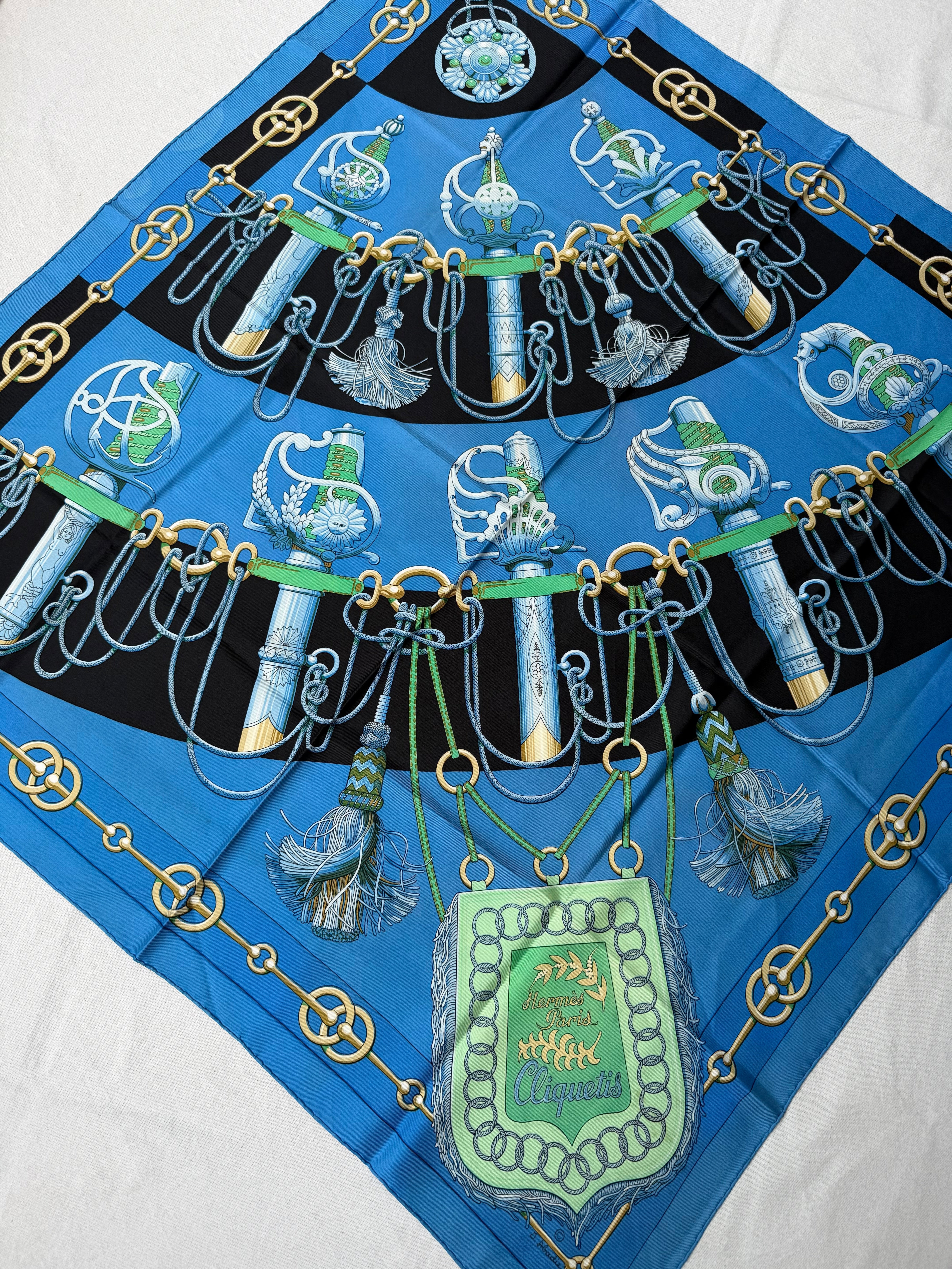 Foulard Hermès – Modèle Cliquetis - Image 3
