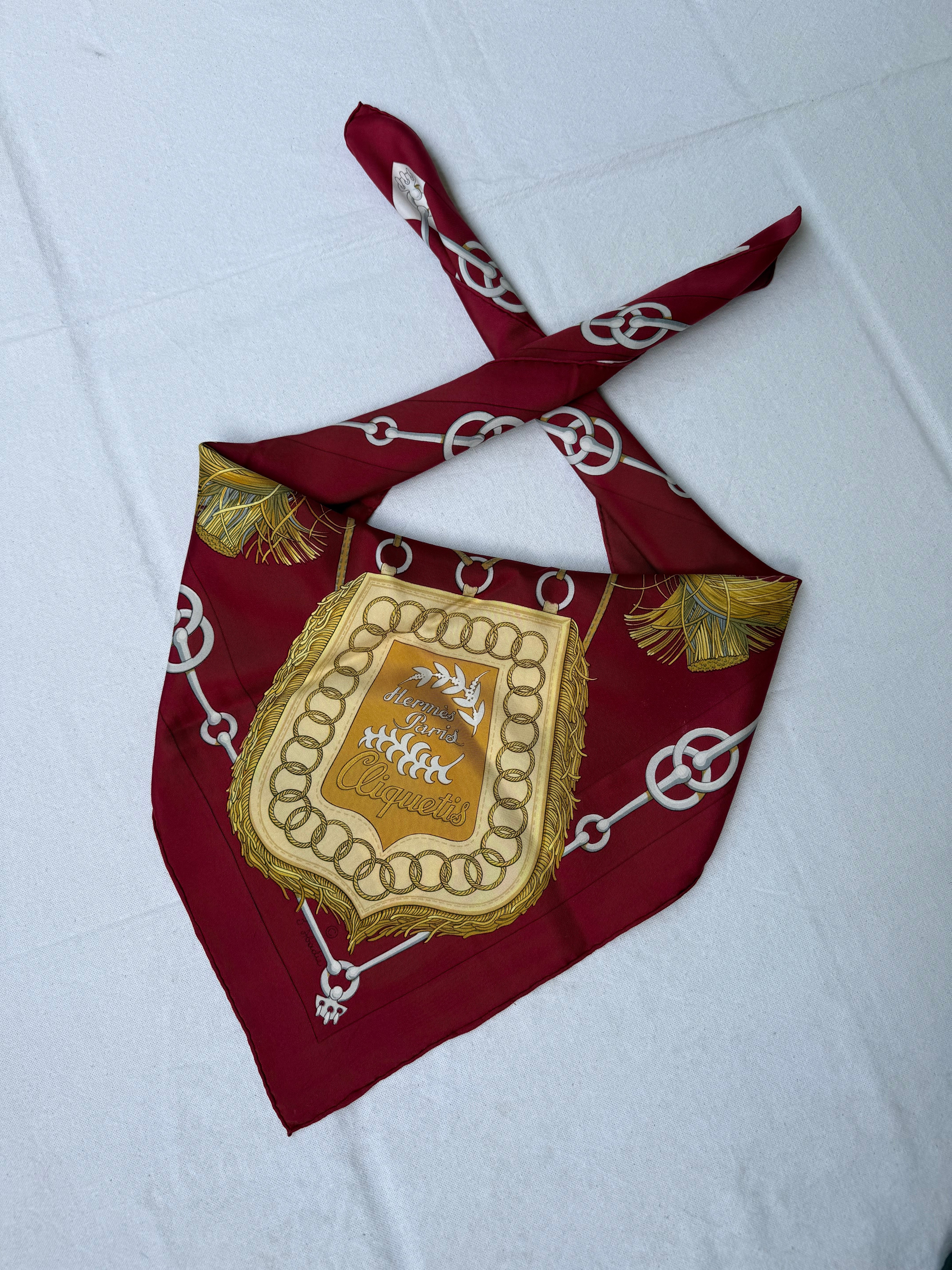 Foulard Hermès – Modèle Cliquetis - Image 2