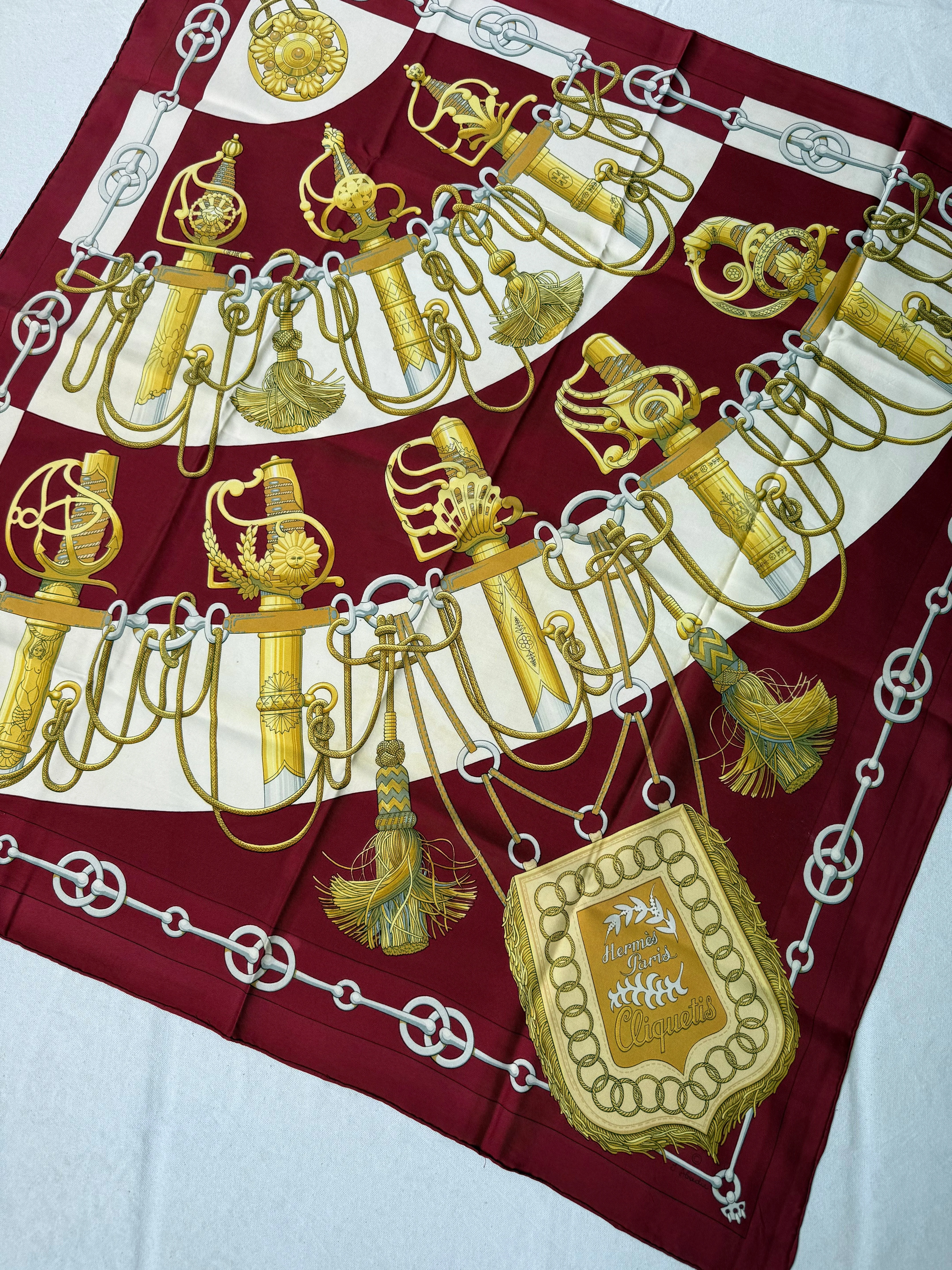 Foulard Hermès – Modèle Cliquetis - Image 3