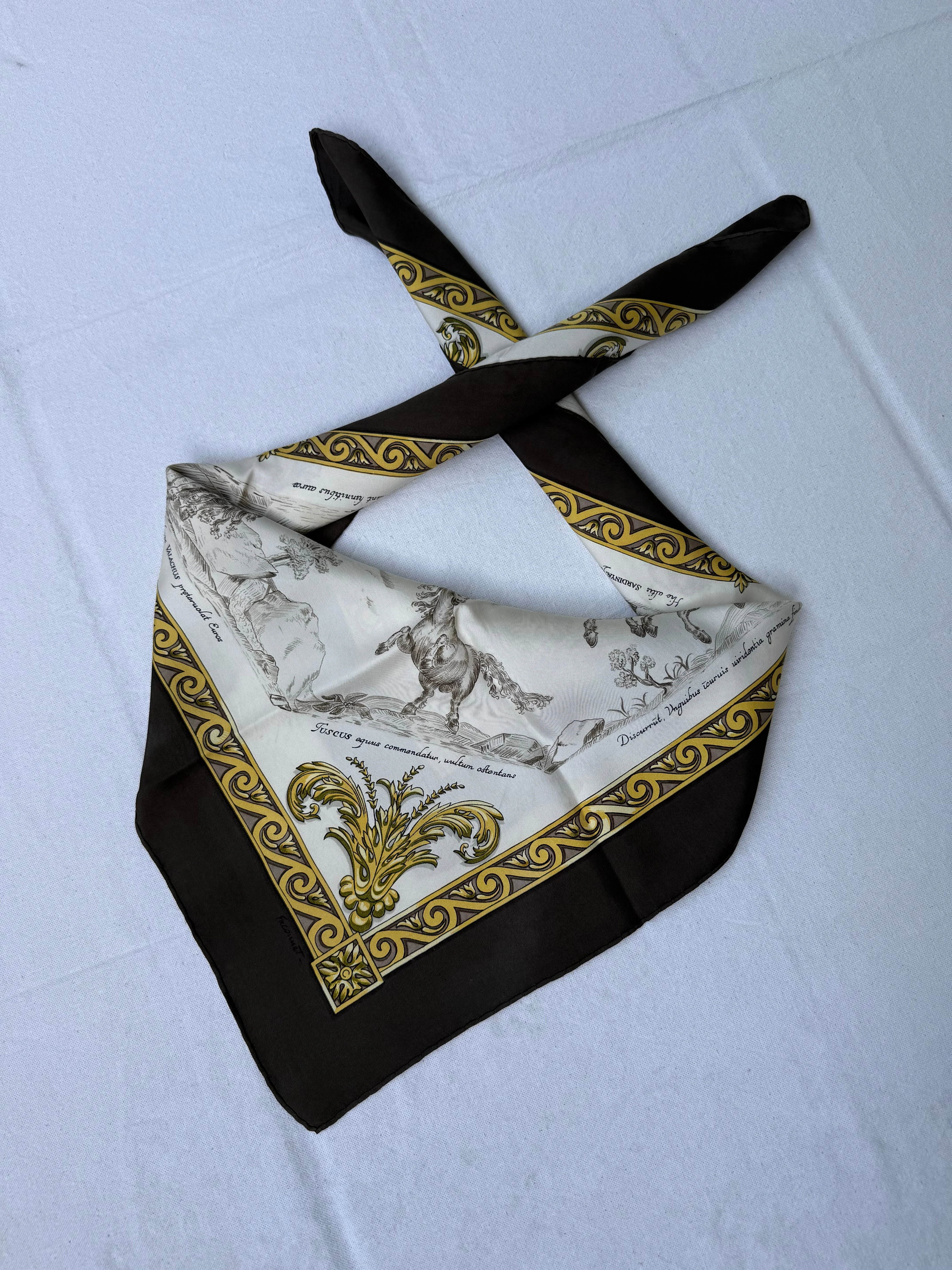 Foulard Hermès – Modèle Courbettes Et Cabrioles - Image 2