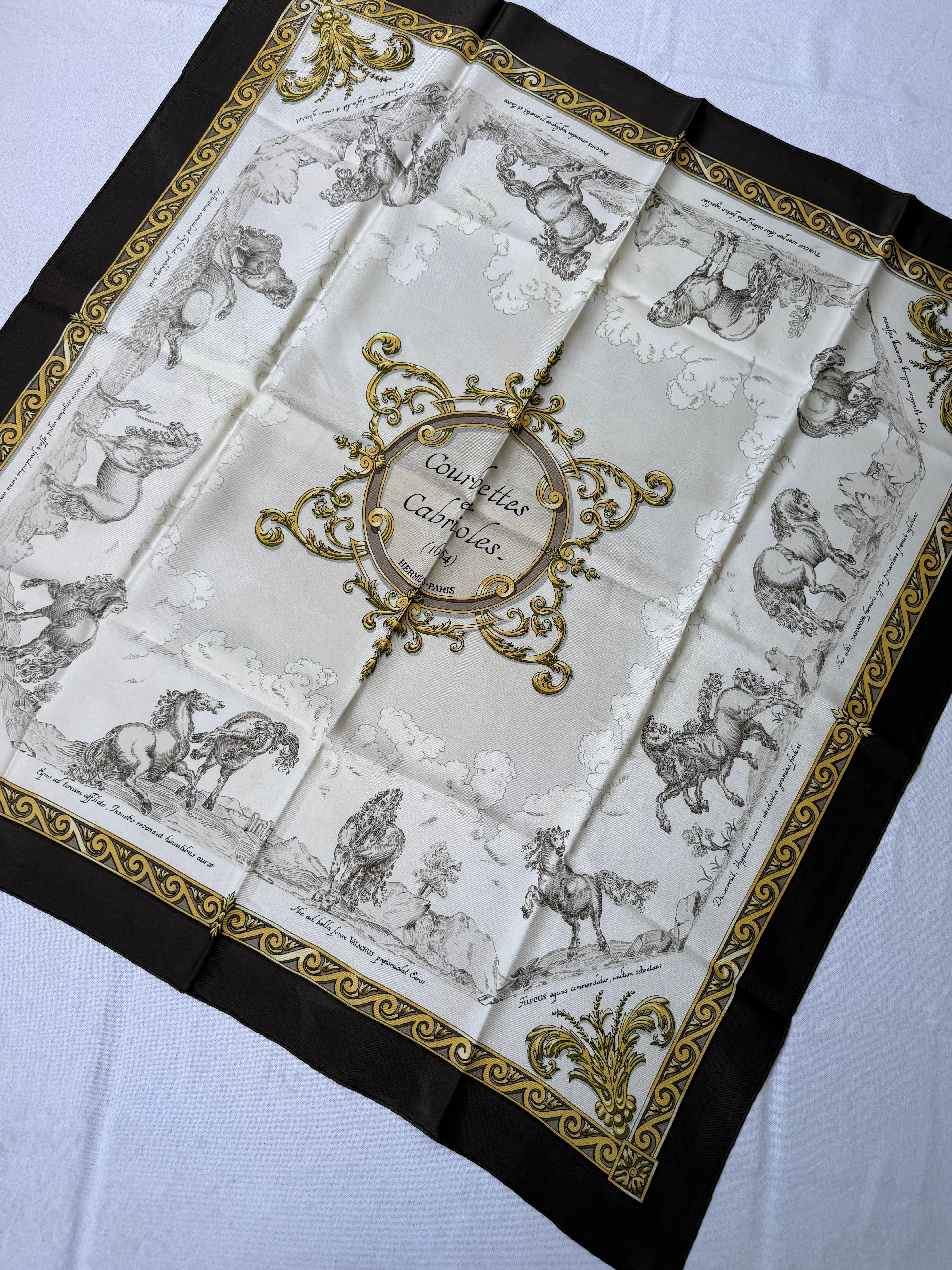 Foulard Hermès – Modèle Courbettes Et Cabrioles - Image 3
