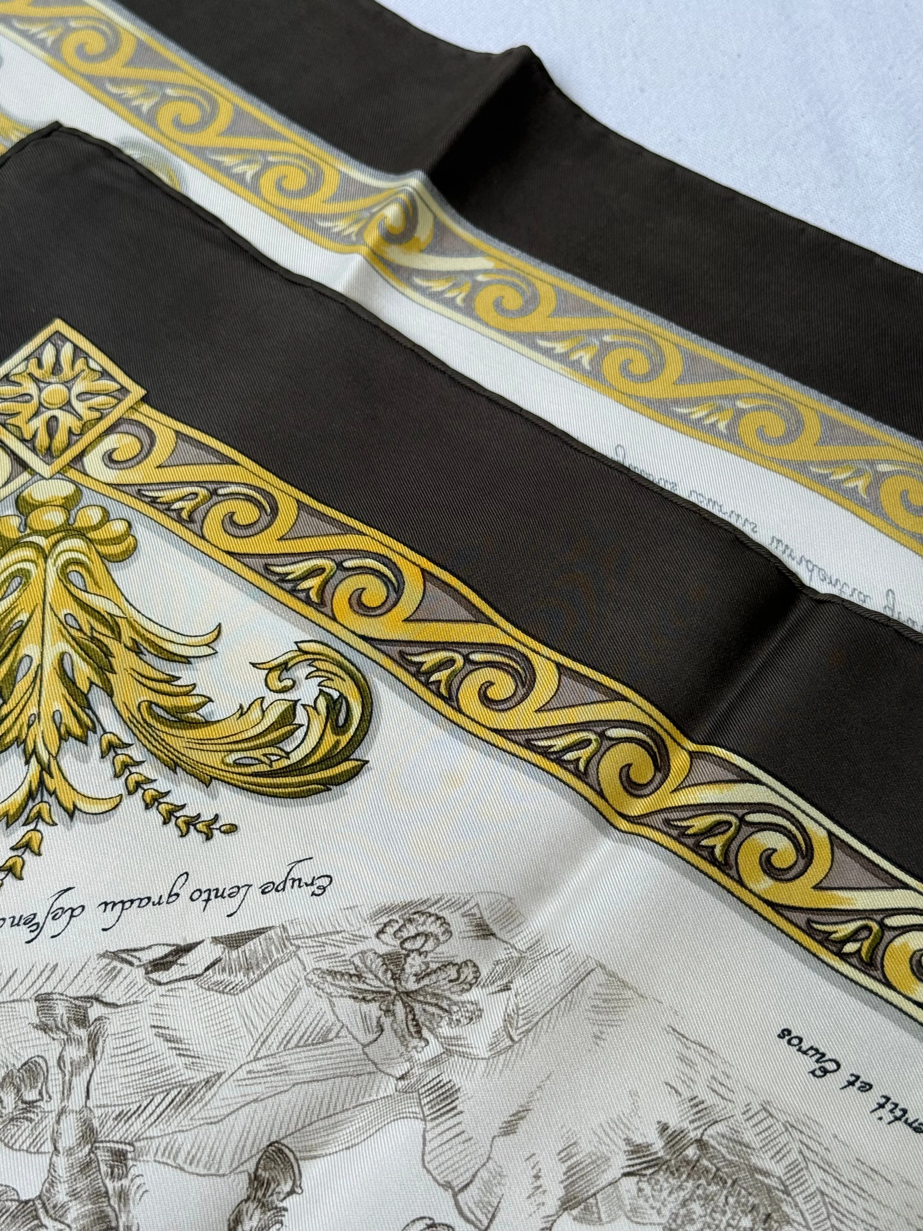 Foulard Hermès – Modèle Courbettes Et Cabrioles - Image 7