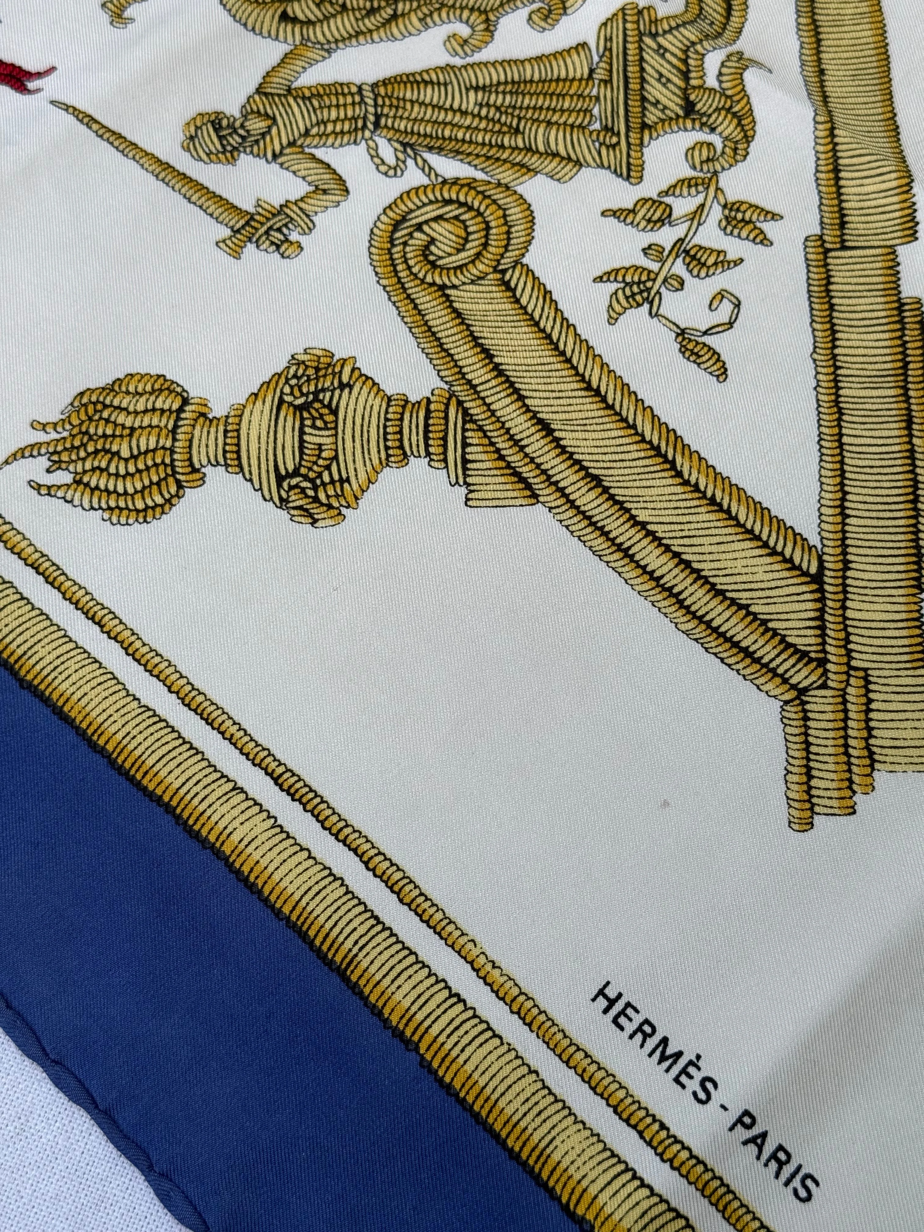 Foulard Hermès - Modèle Deo Juvante Monaco - Image 7