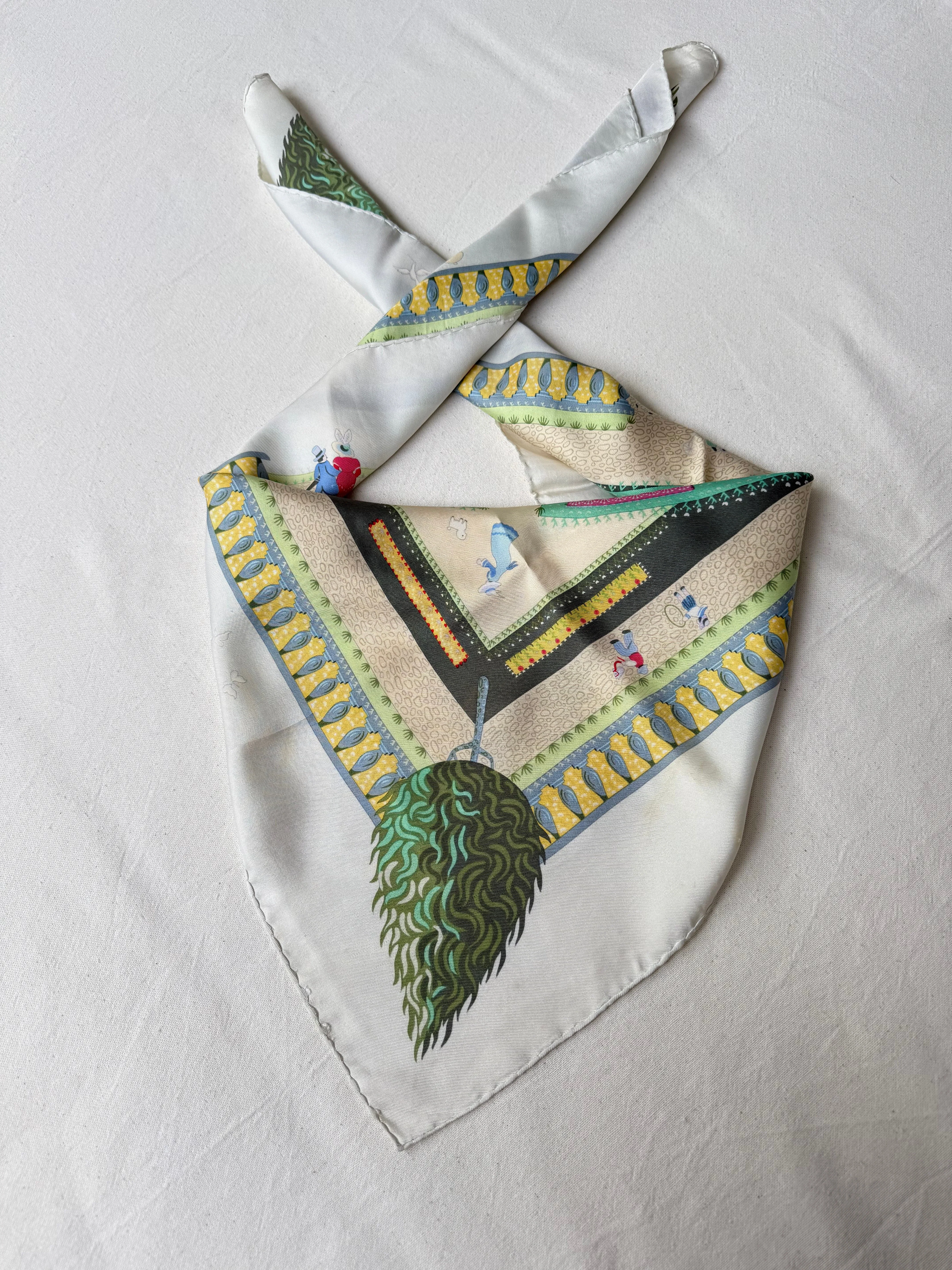 Hermès - Foulard - Modèle Jardin Enchanté - Image 2