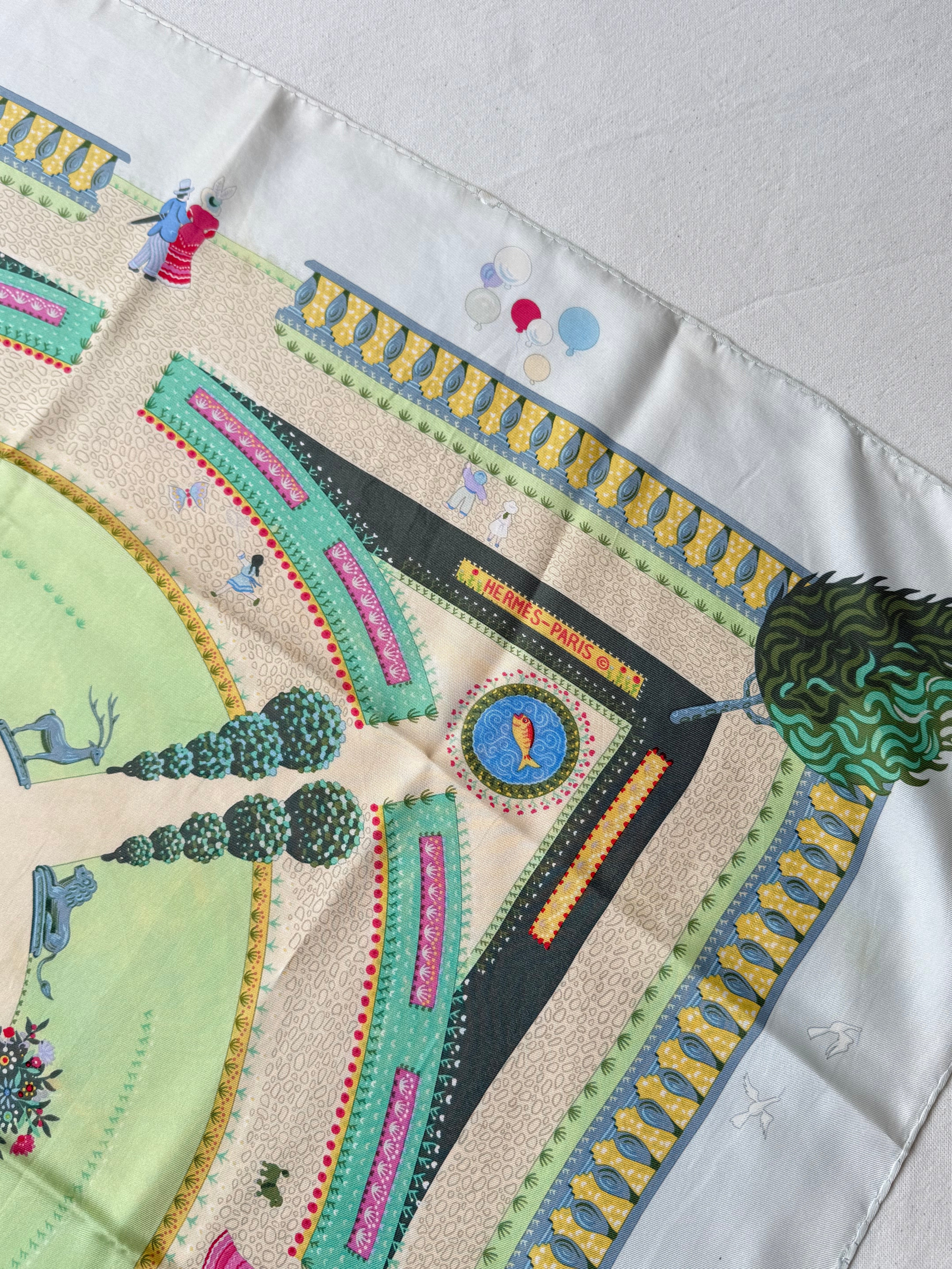 Hermès - Foulard - Modèle Jardin Enchanté - Image 4
