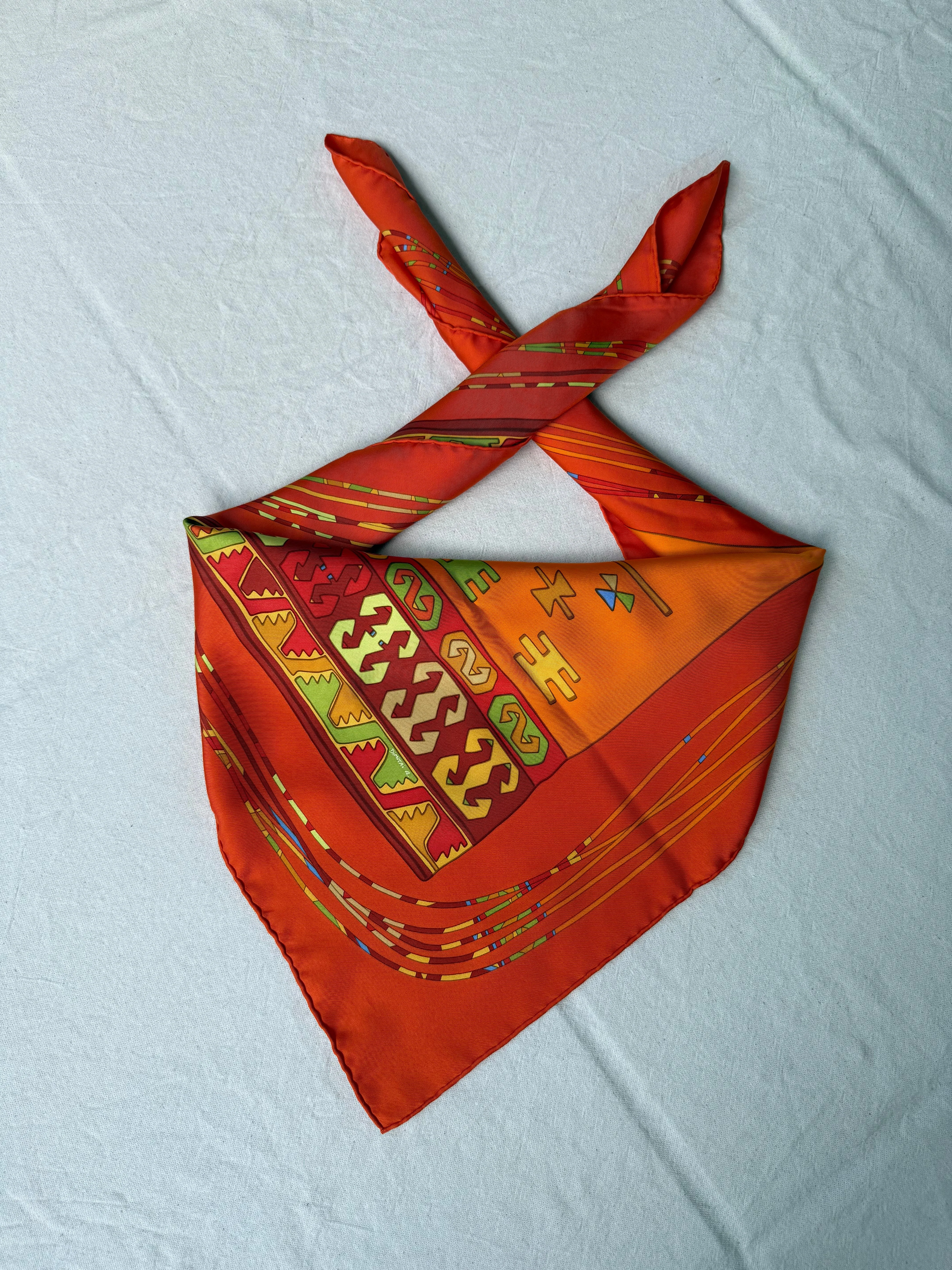Foulard Hermès – Modèle Kilim - Image 2