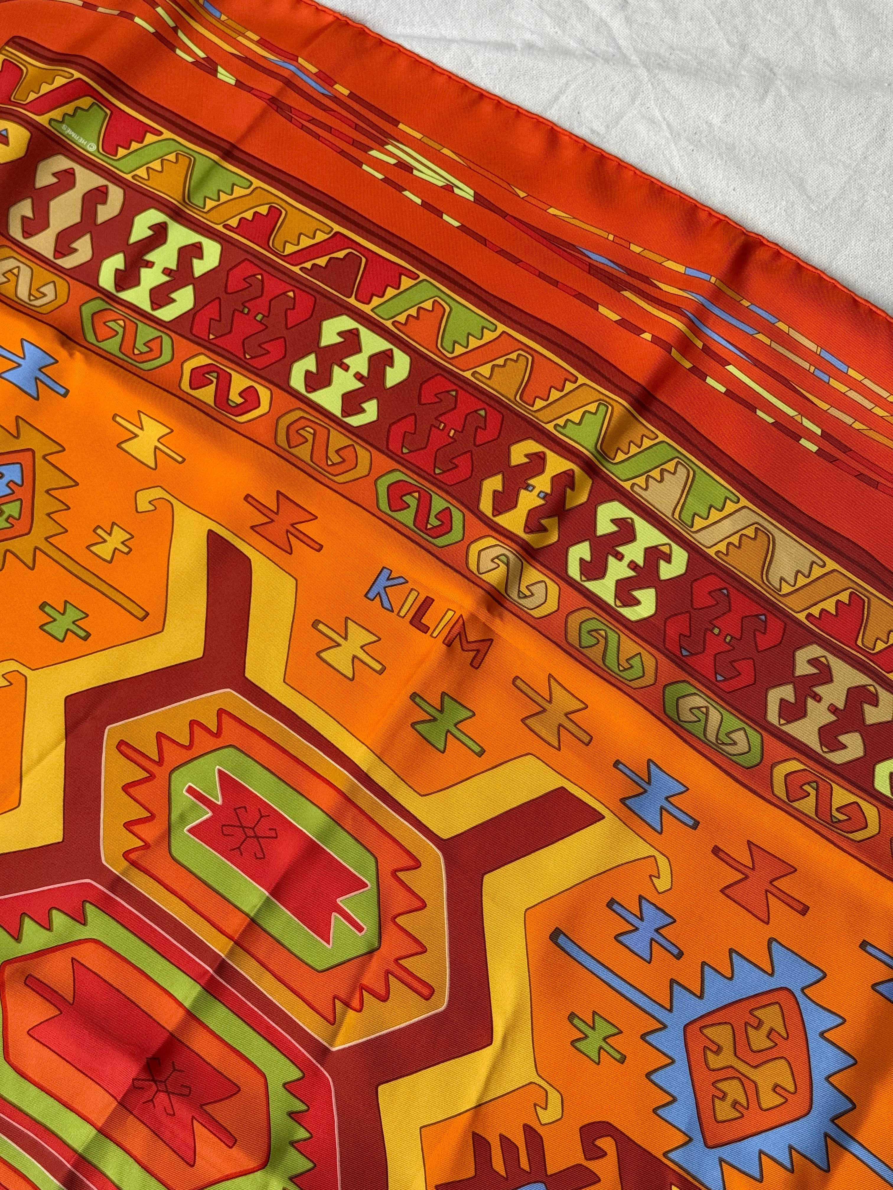 Foulard Hermès – Modèle Kilim - Image 5