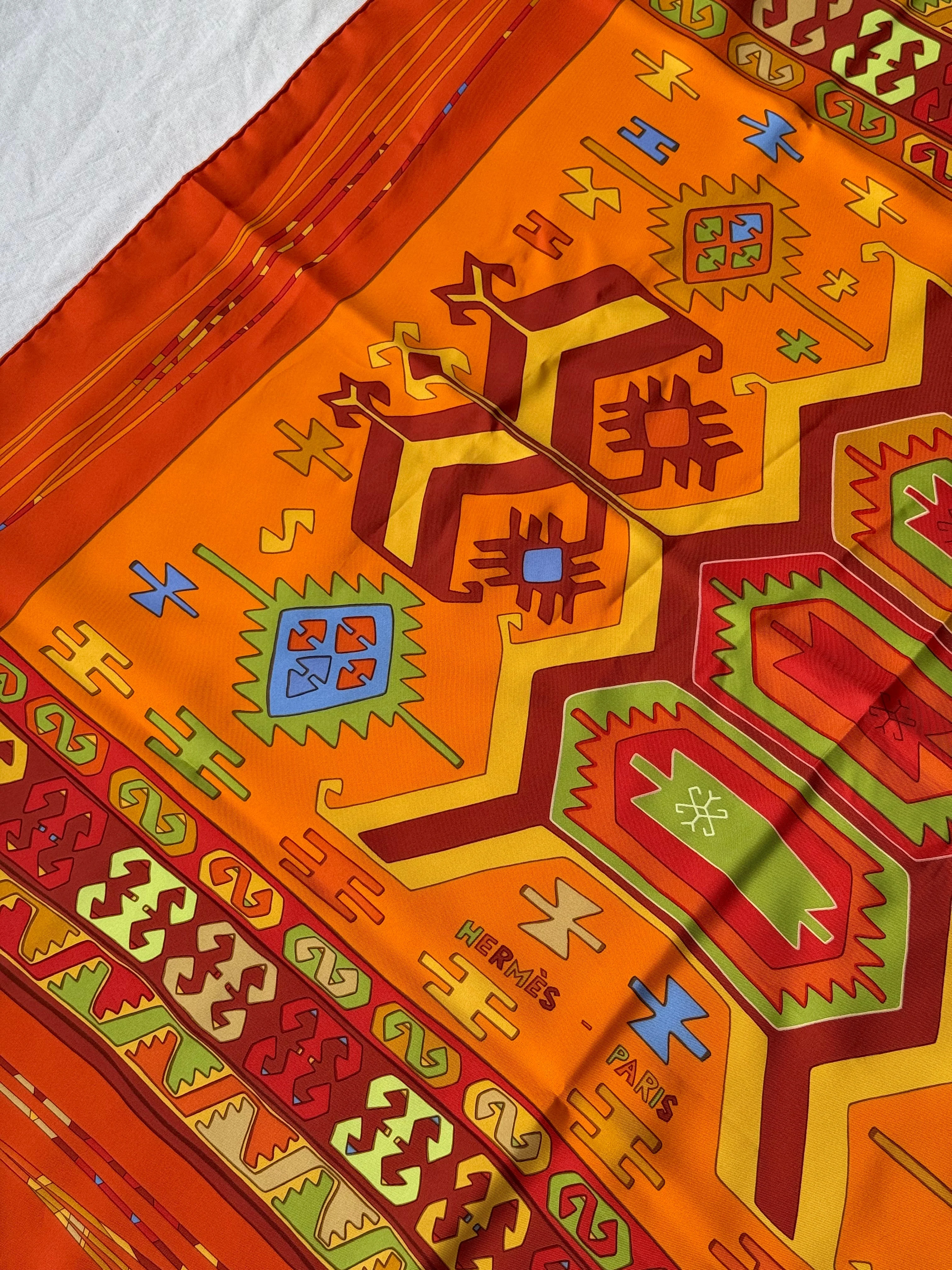 Foulard Hermès – Modèle Kilim - Image 6