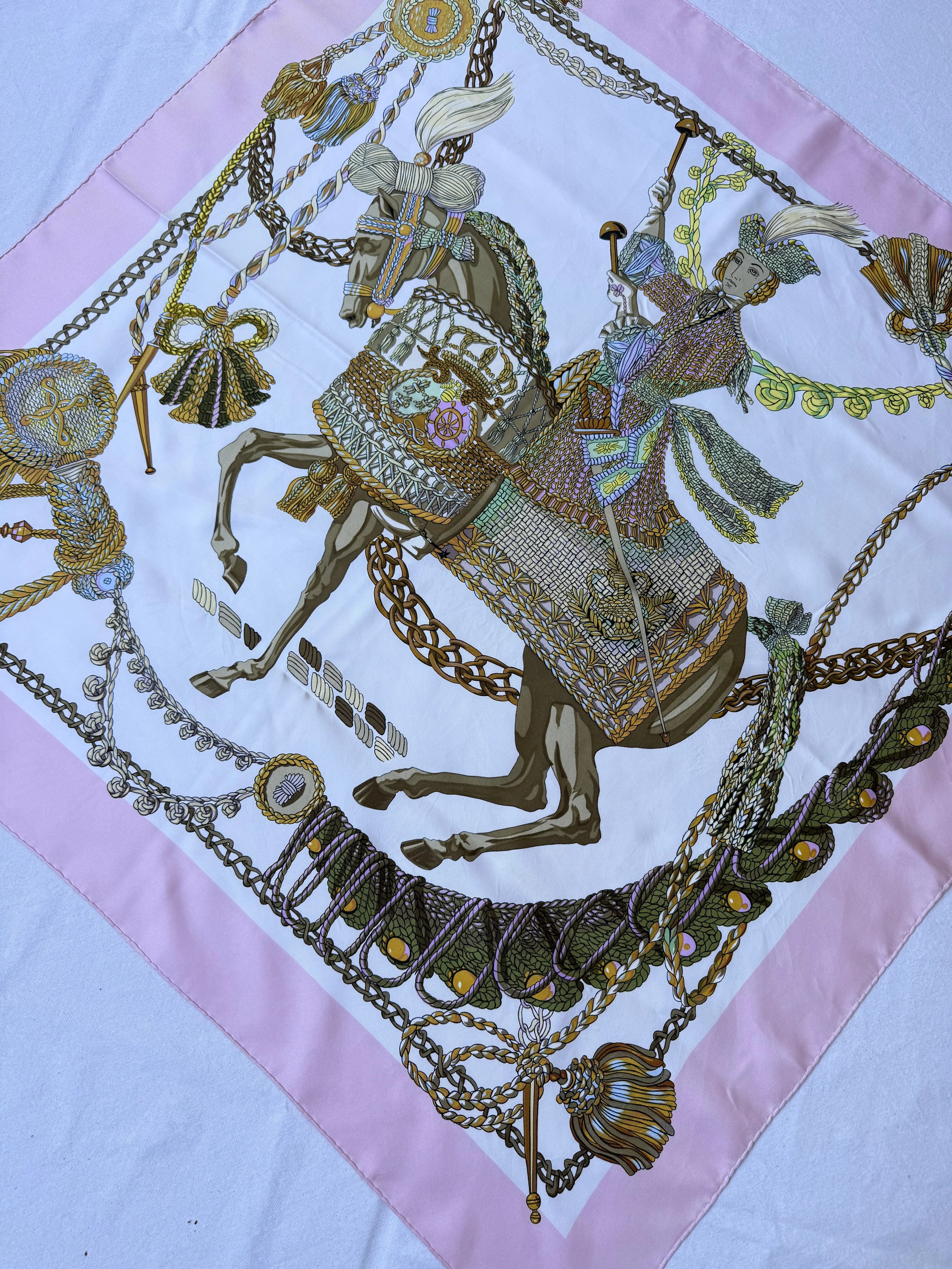 Foulard Hermès - Modèle Le Timbalier - Image 3
