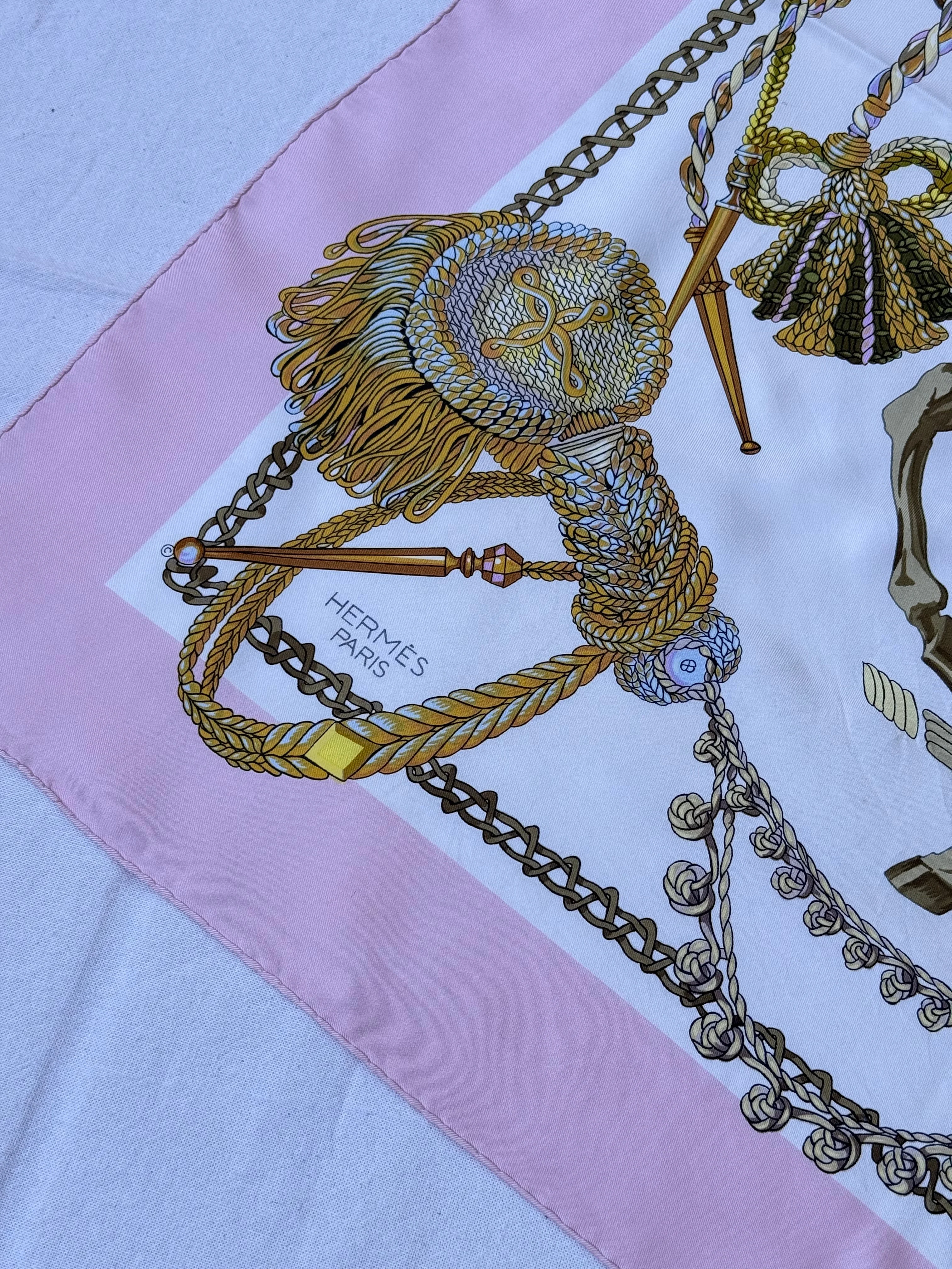Foulard Hermès - Modèle Le Timbalier - Image 4
