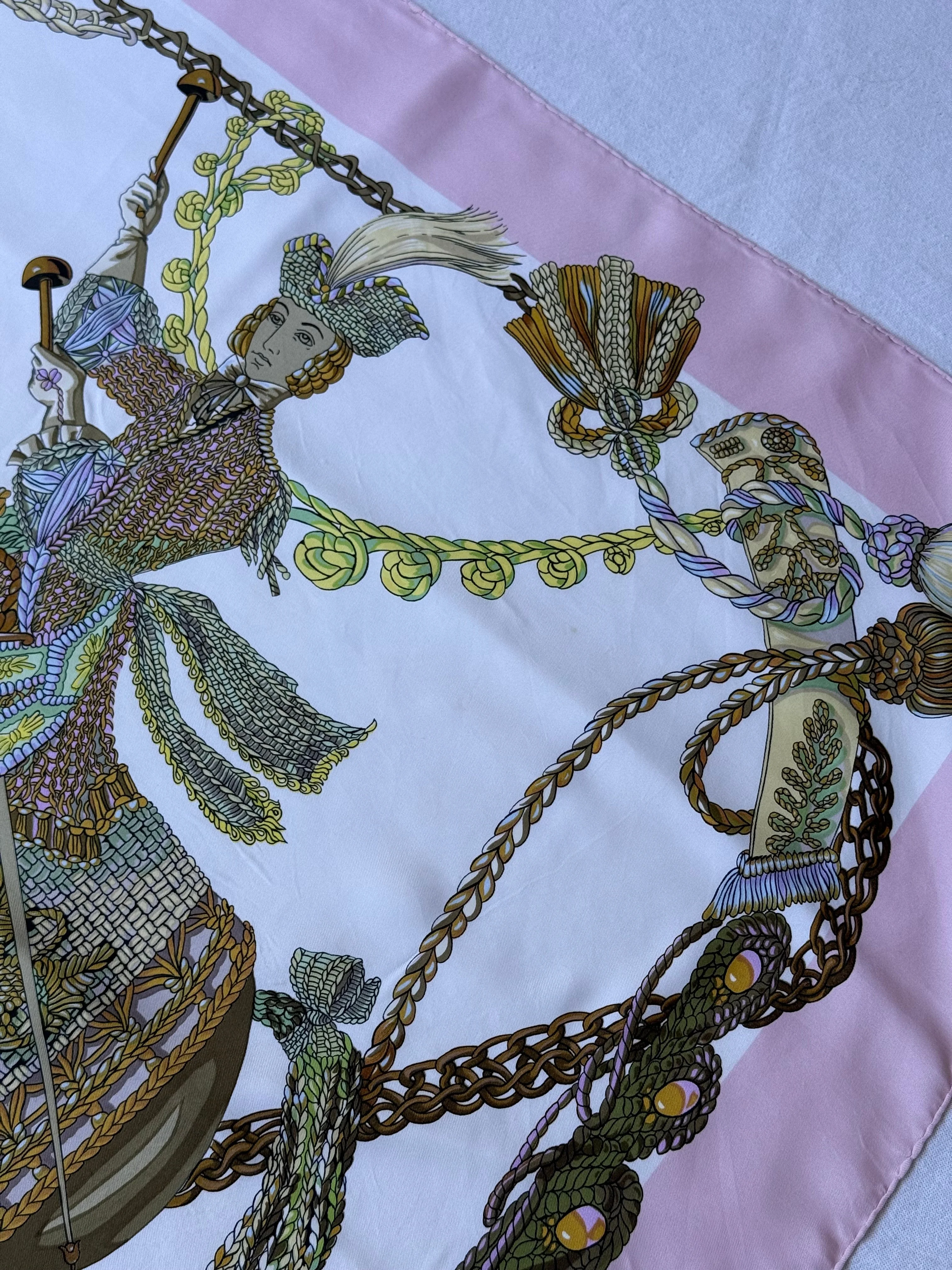 Foulard Hermès - Modèle Le Timbalier - Image 5