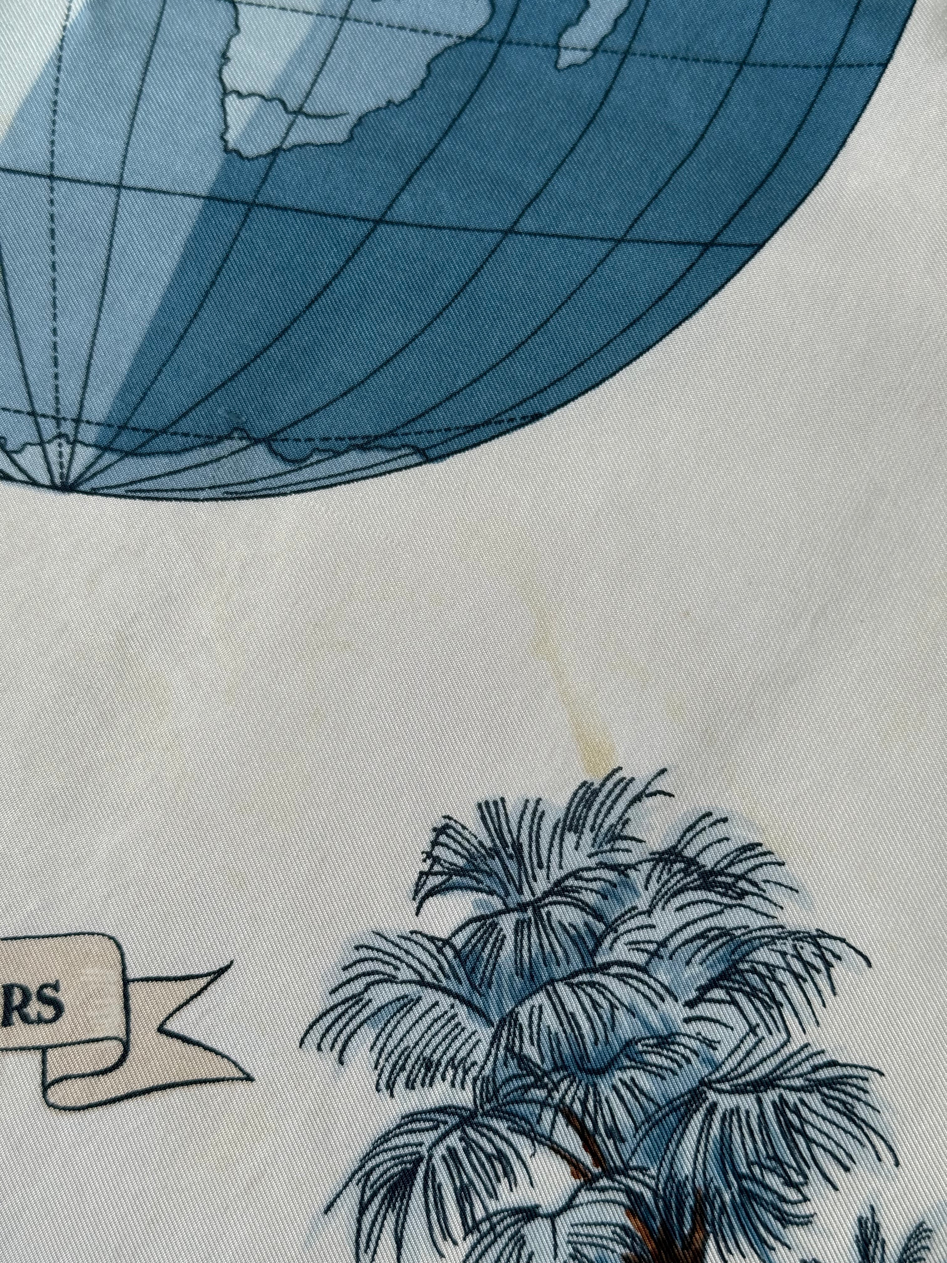 Foulard Hermès – Modèle Le Tour Du Monde En 80 Jours - Image 7