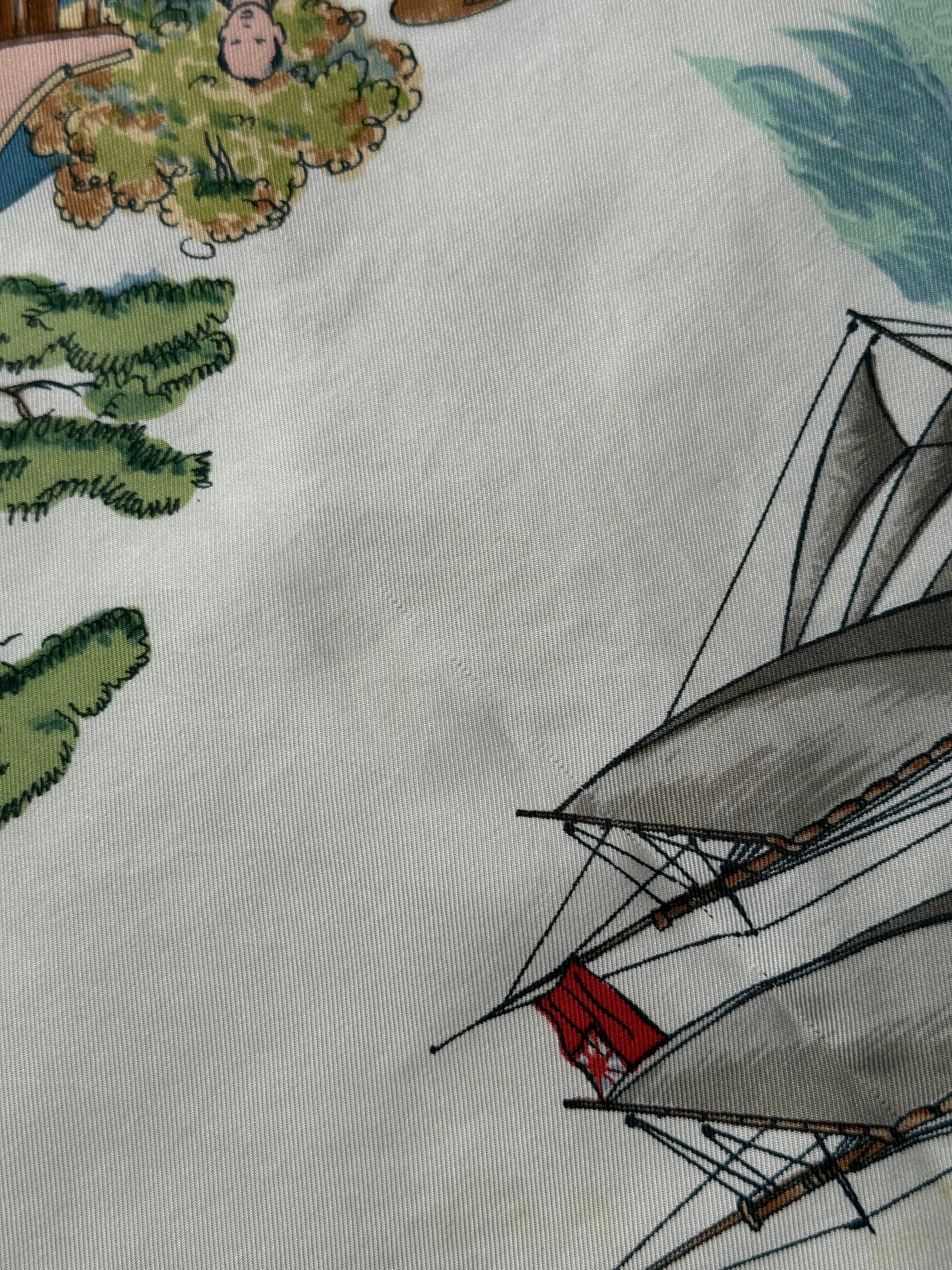 Foulard Hermès – Modèle Le Tour Du Monde En 80 Jours - Image 9