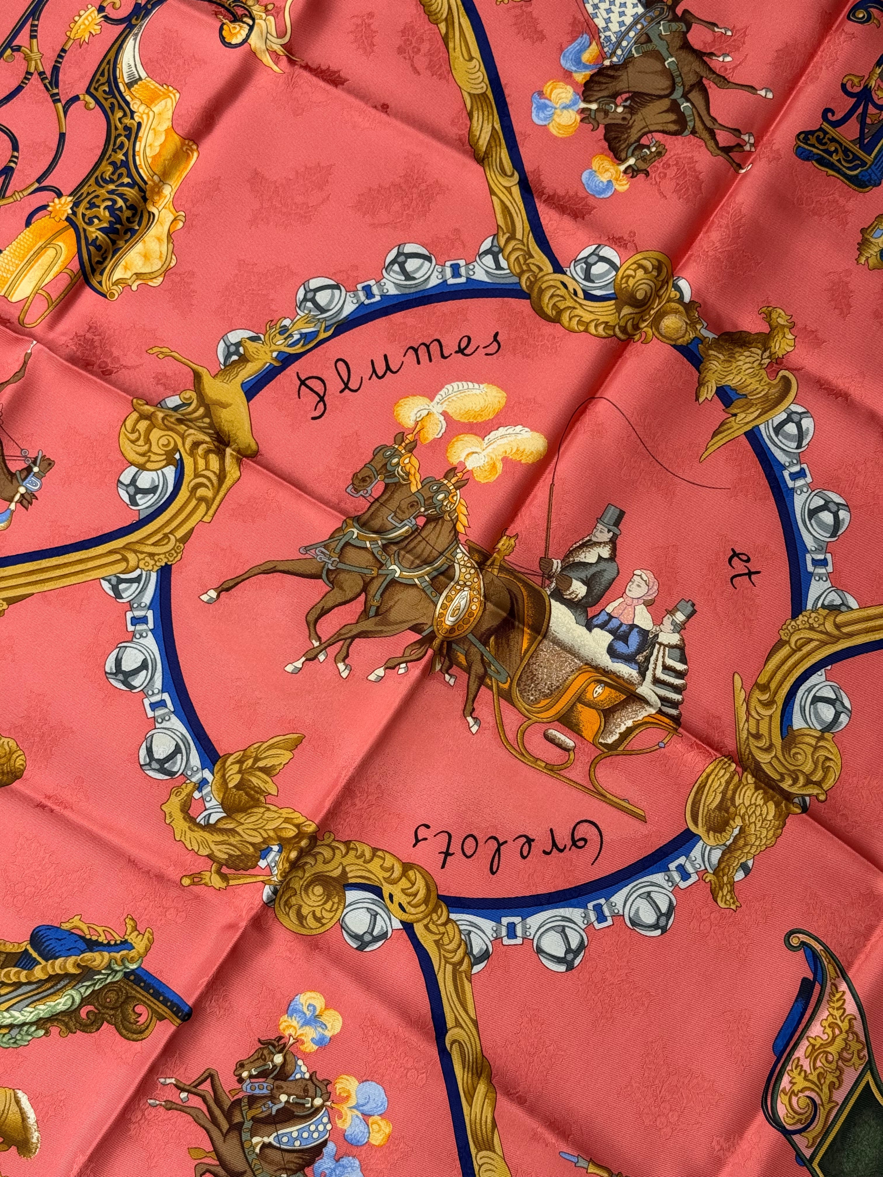 Foulard Hermès – Modèle Plumes Et Grelots - Image 5