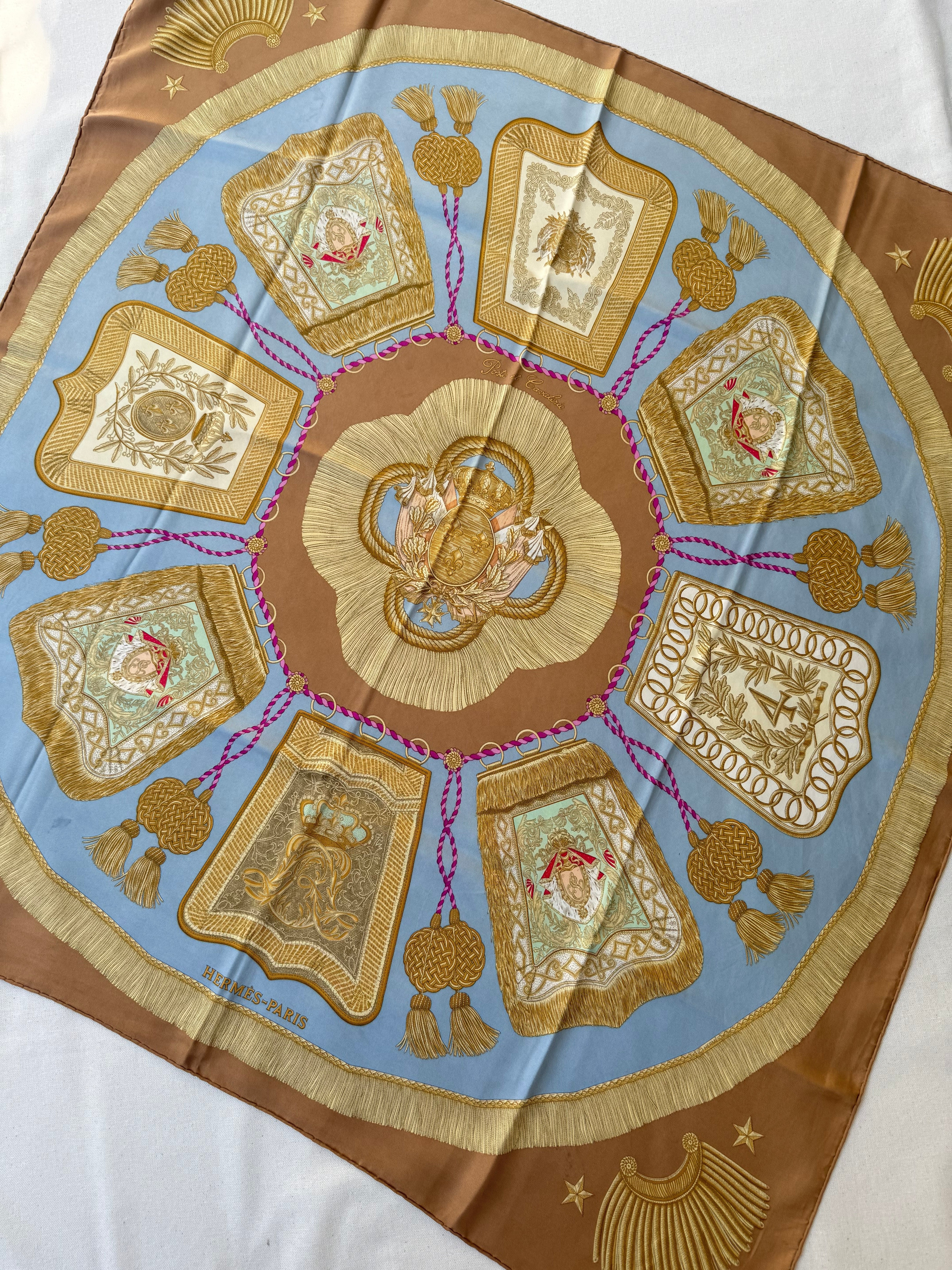 Hermès - Foulard - Modèle Poste Et Cavalerie - Image 3