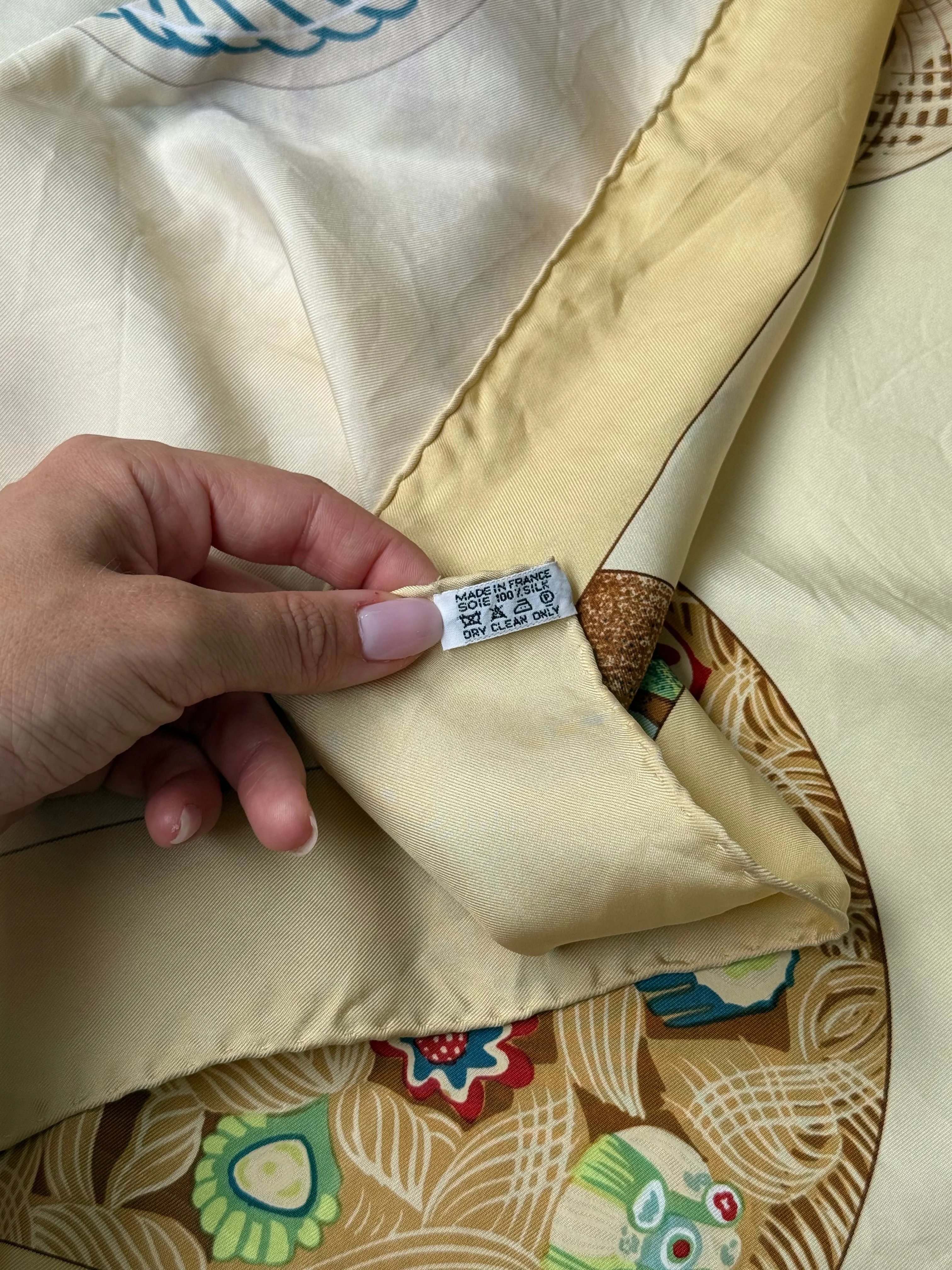 Foulard Hermès – Modèle Sulfures Et Presse-Papiers Ii - Image 12