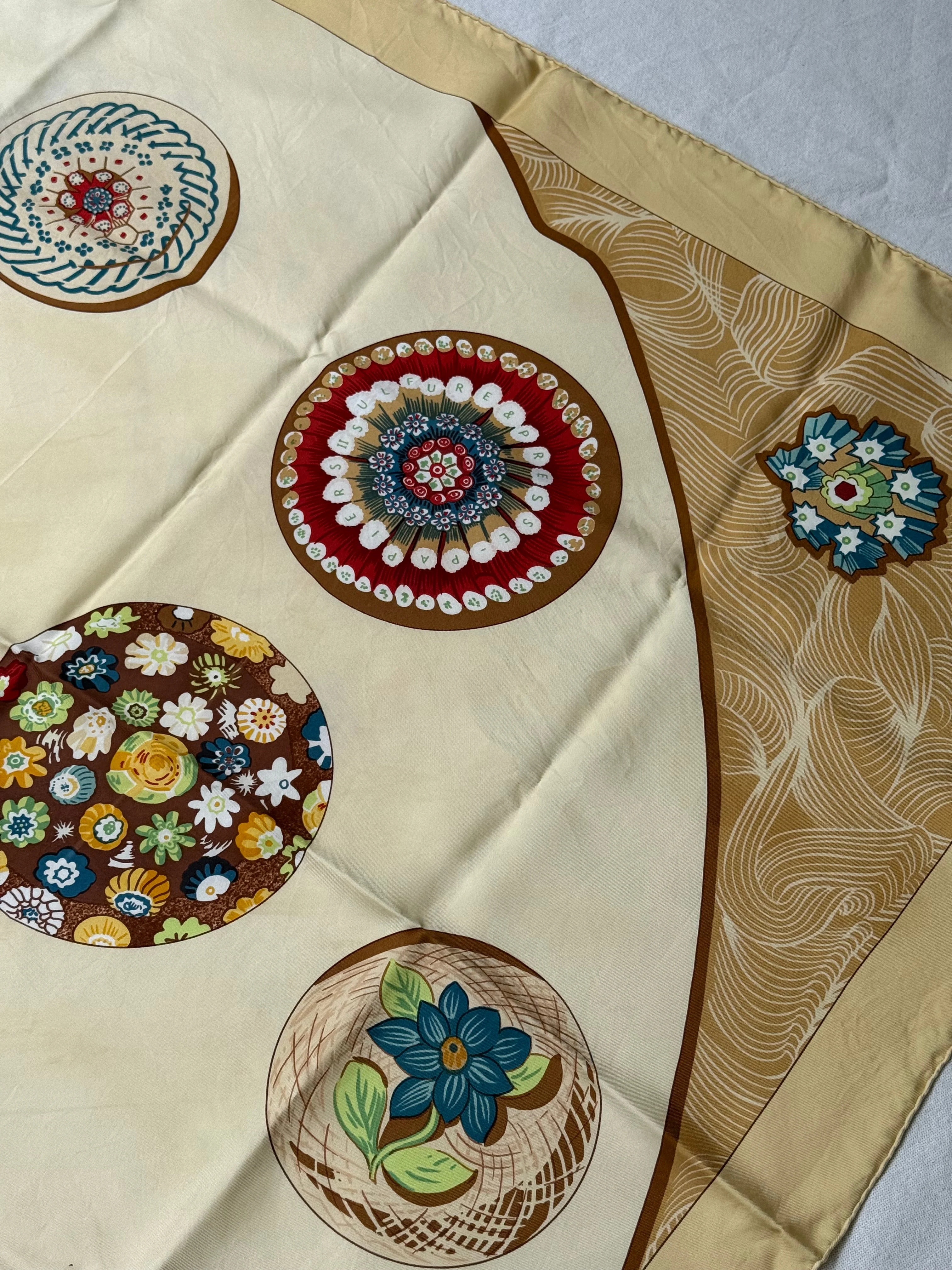 Foulard Hermès – Modèle Sulfures Et Presse-Papiers Ii - Image 6