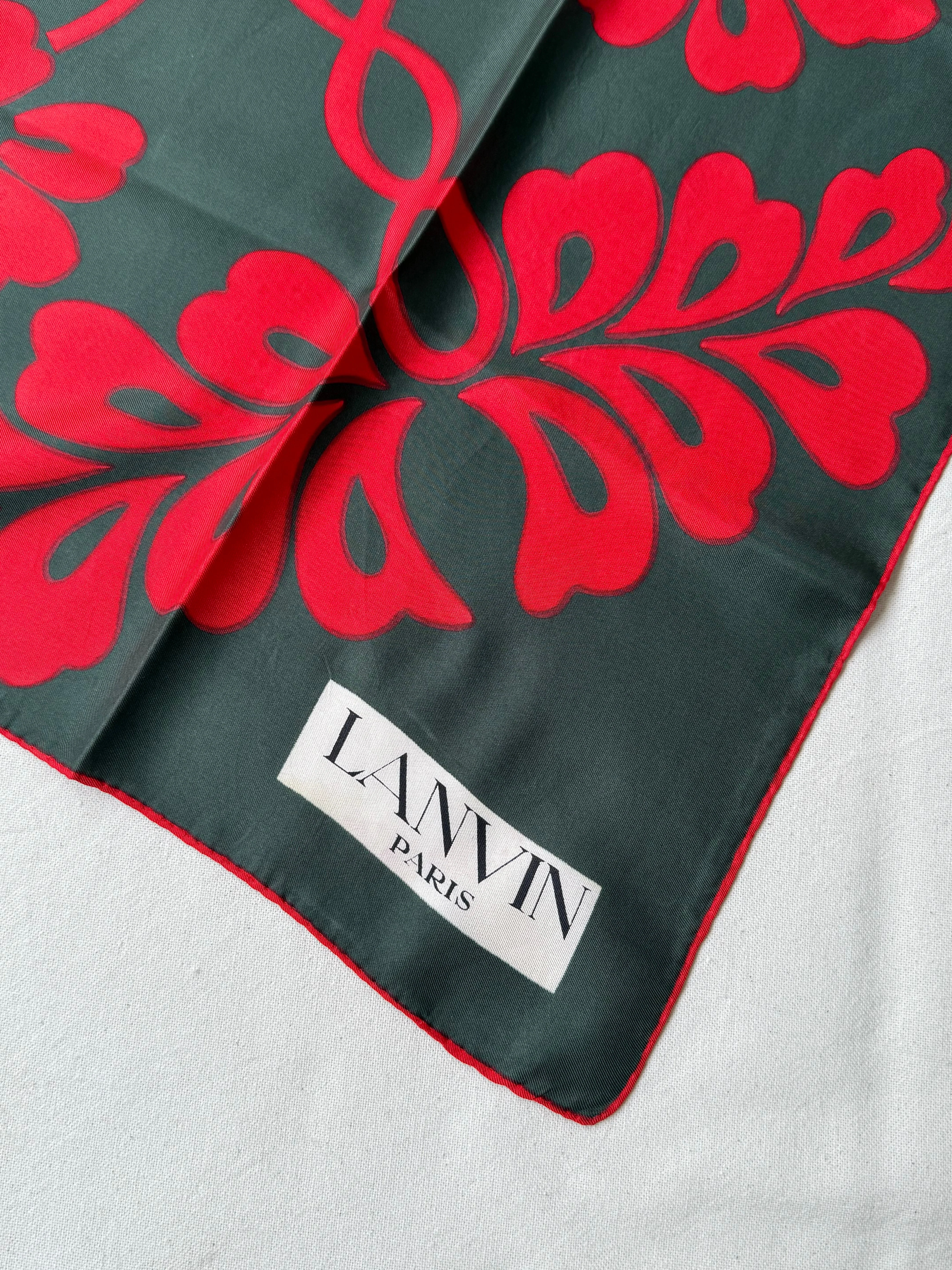 Lanvin - Foulard - Motifs Floraux - Image 3