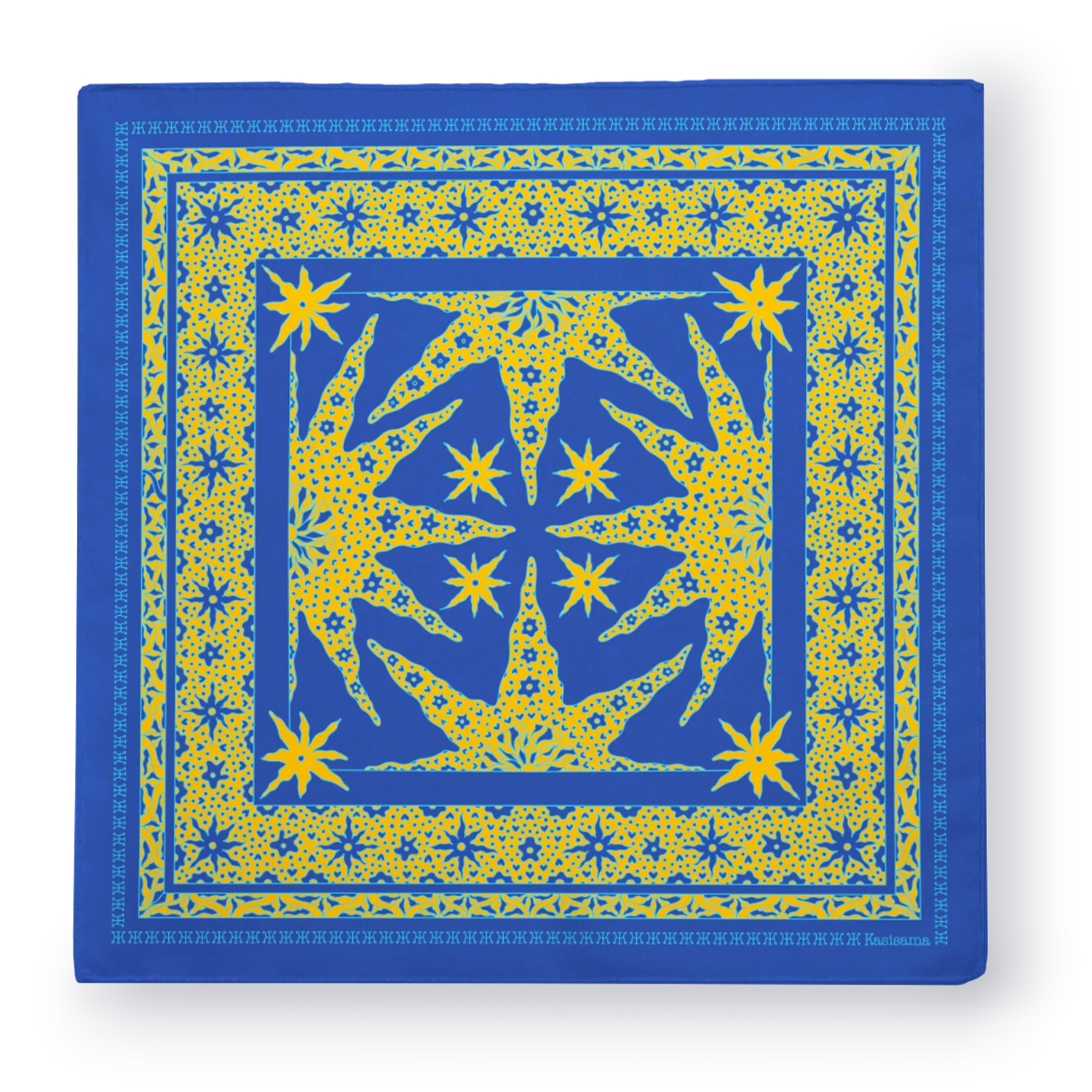 Foulard Samui - Bleu & Jaune - Image 3