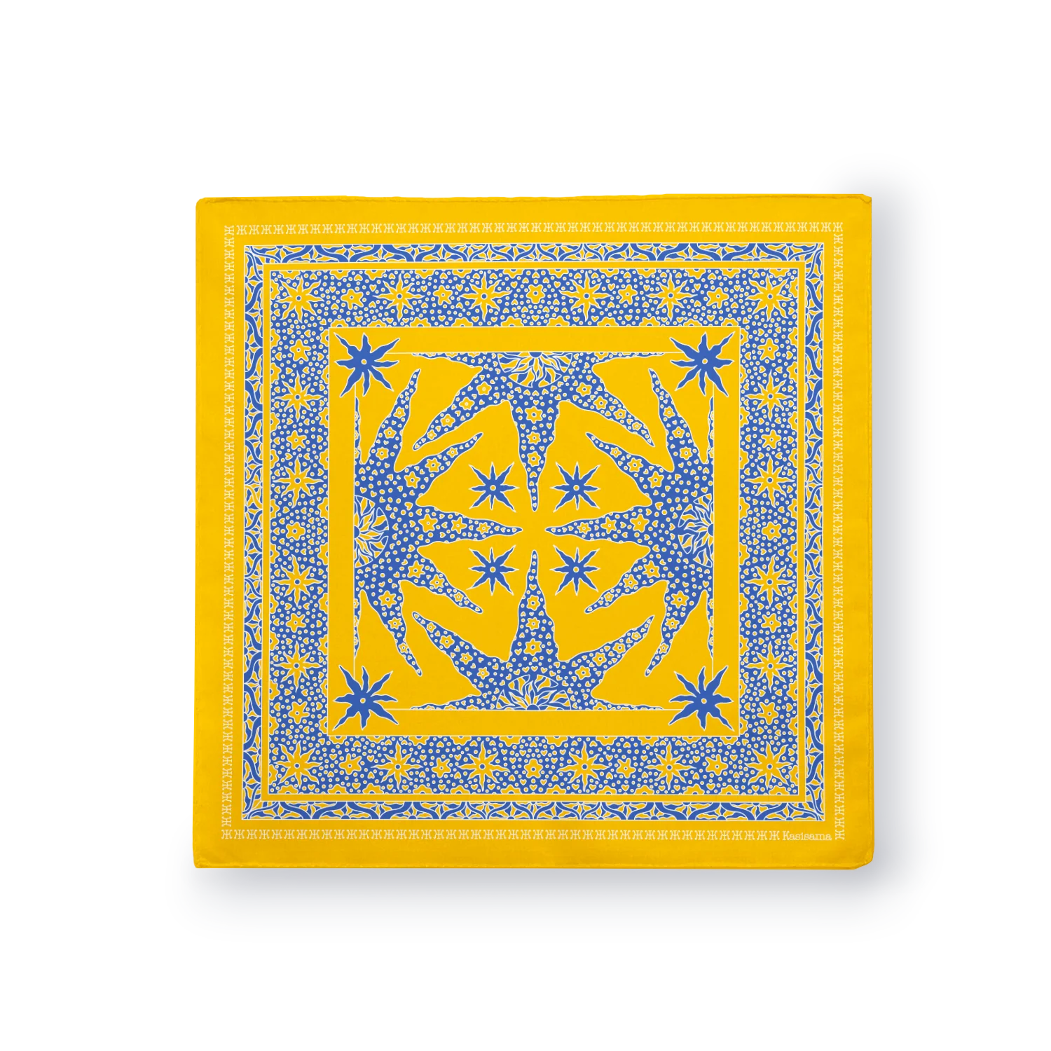 Foulard Samui - Jaune & Bleu - Image 2