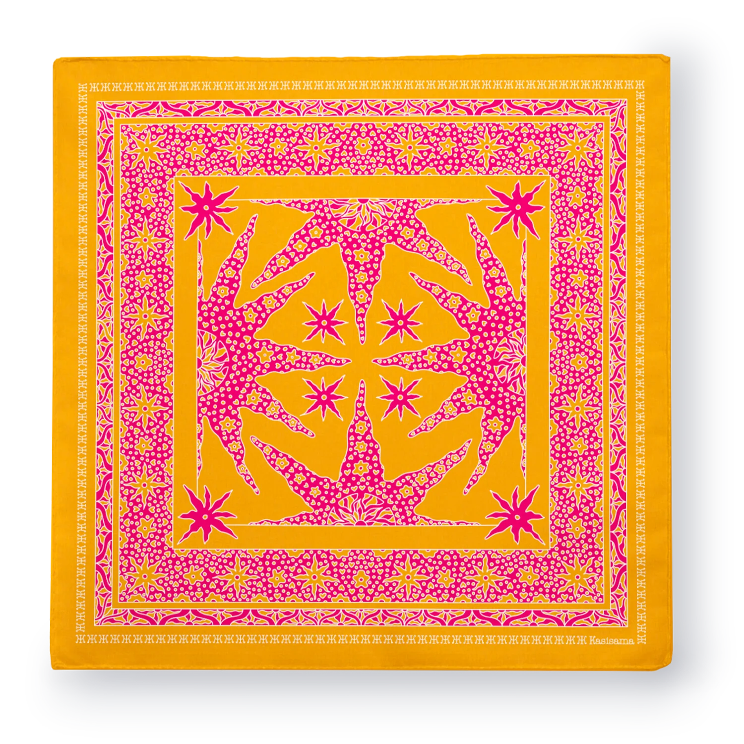 Foulard Samui - Orange & Rose - Image 2