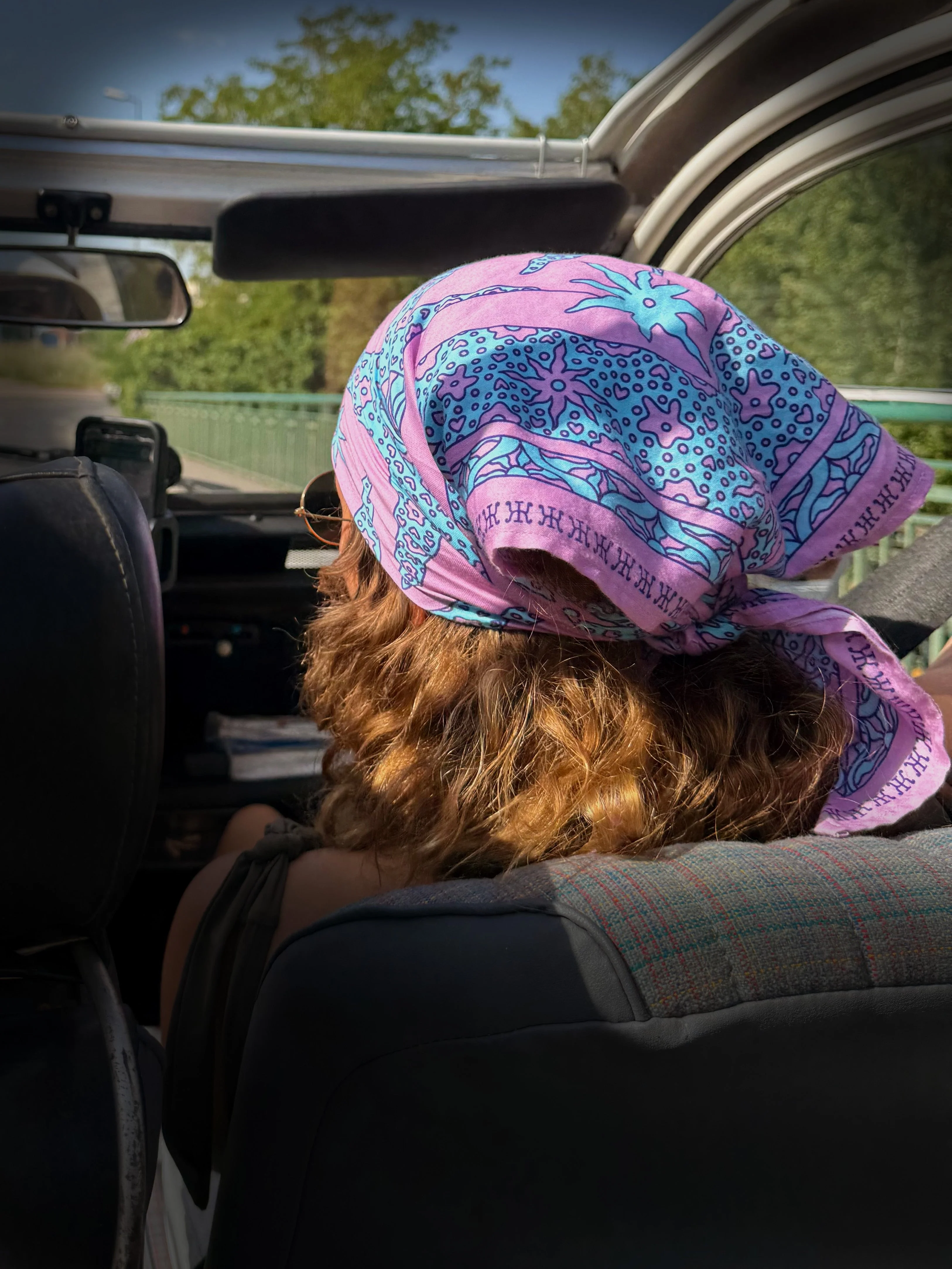 Foulard Samui - Rose & Bleu - Image 2