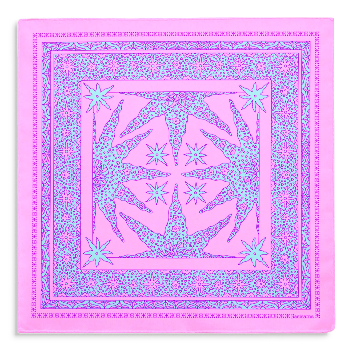 Foulard Samui - Rose & Bleu - Image 4