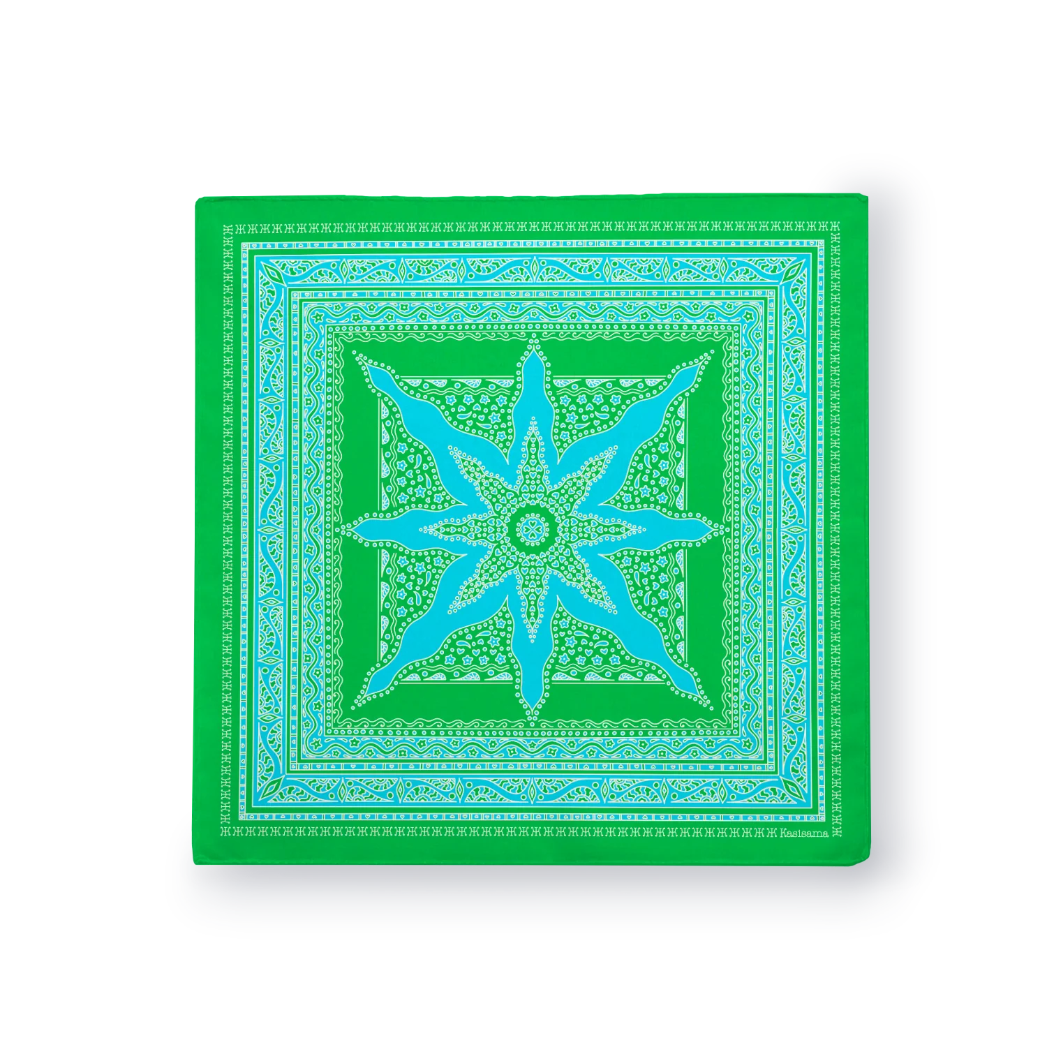 Foulard Siargao - Vert & Bleu - Image 2