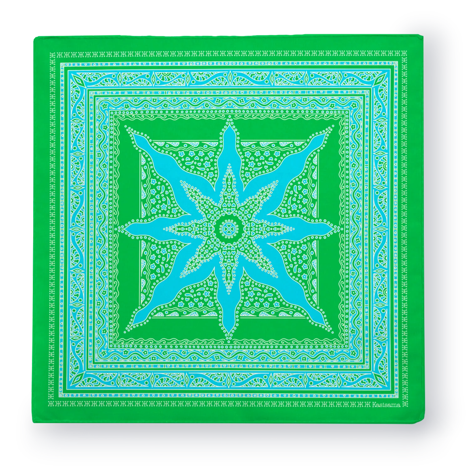 Foulard Siargao - Vert & Bleu - Image 4