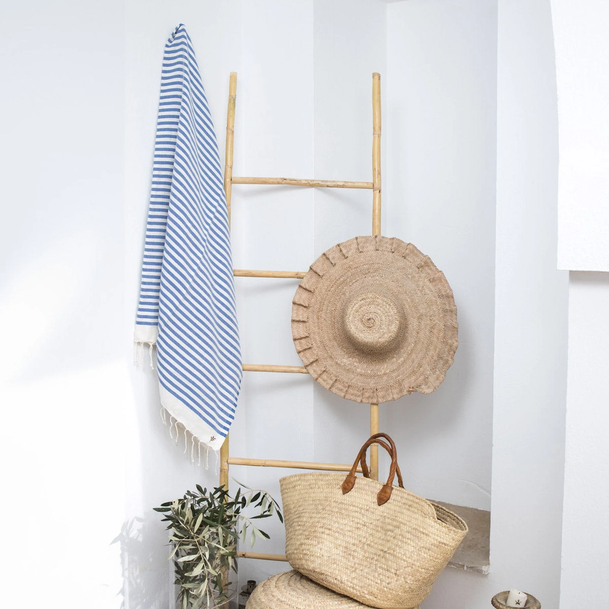 Fouta - Coton - Bleu Grec - Hossegor - Image 2