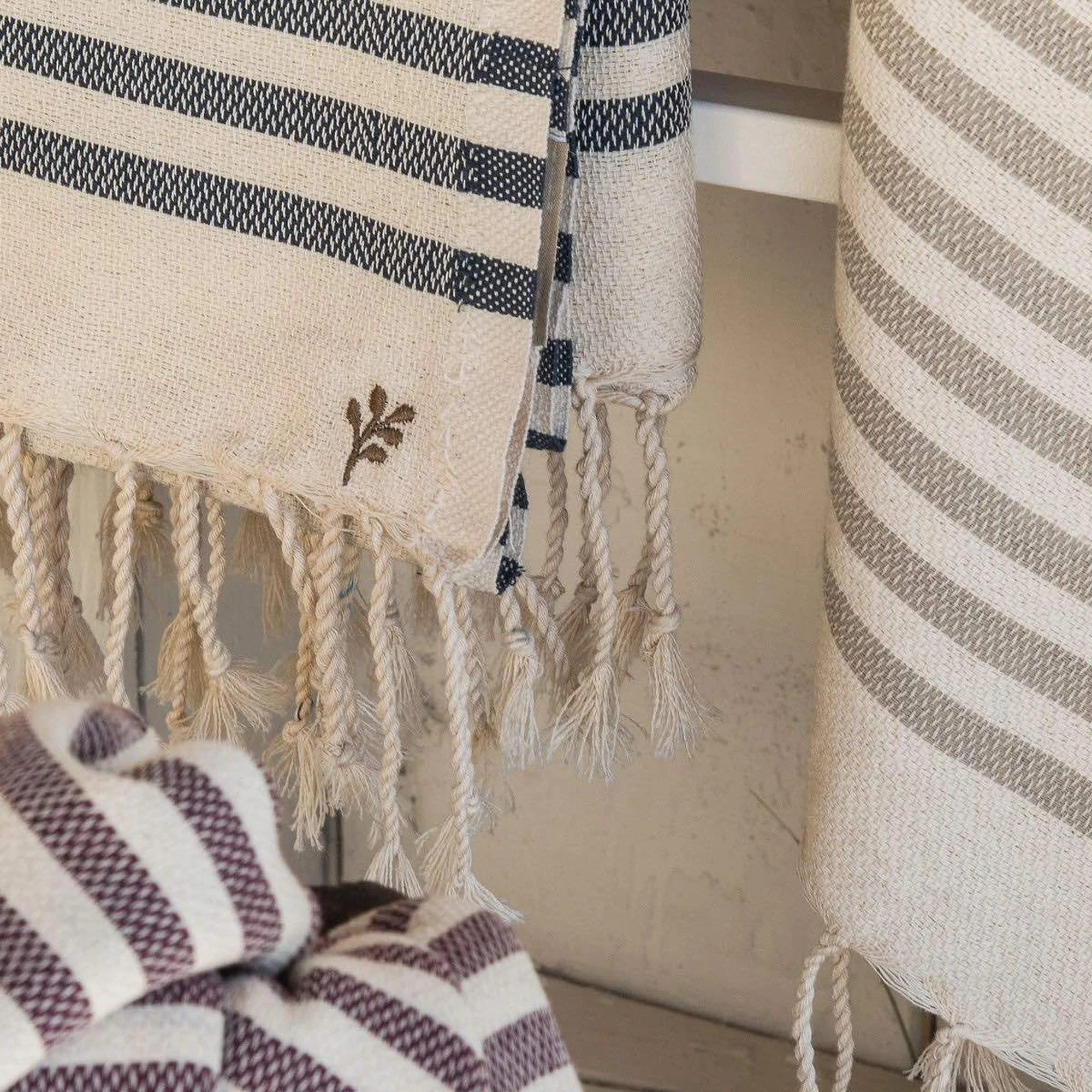 Fouta - Coton - Bleu Denim - Hossegor - Image 4