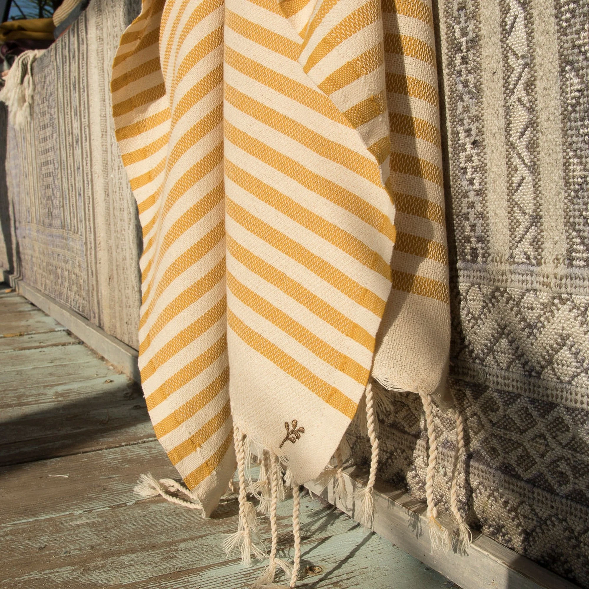 Fouta - Coton - Jaune Moutarde - Hossegor - Image 5