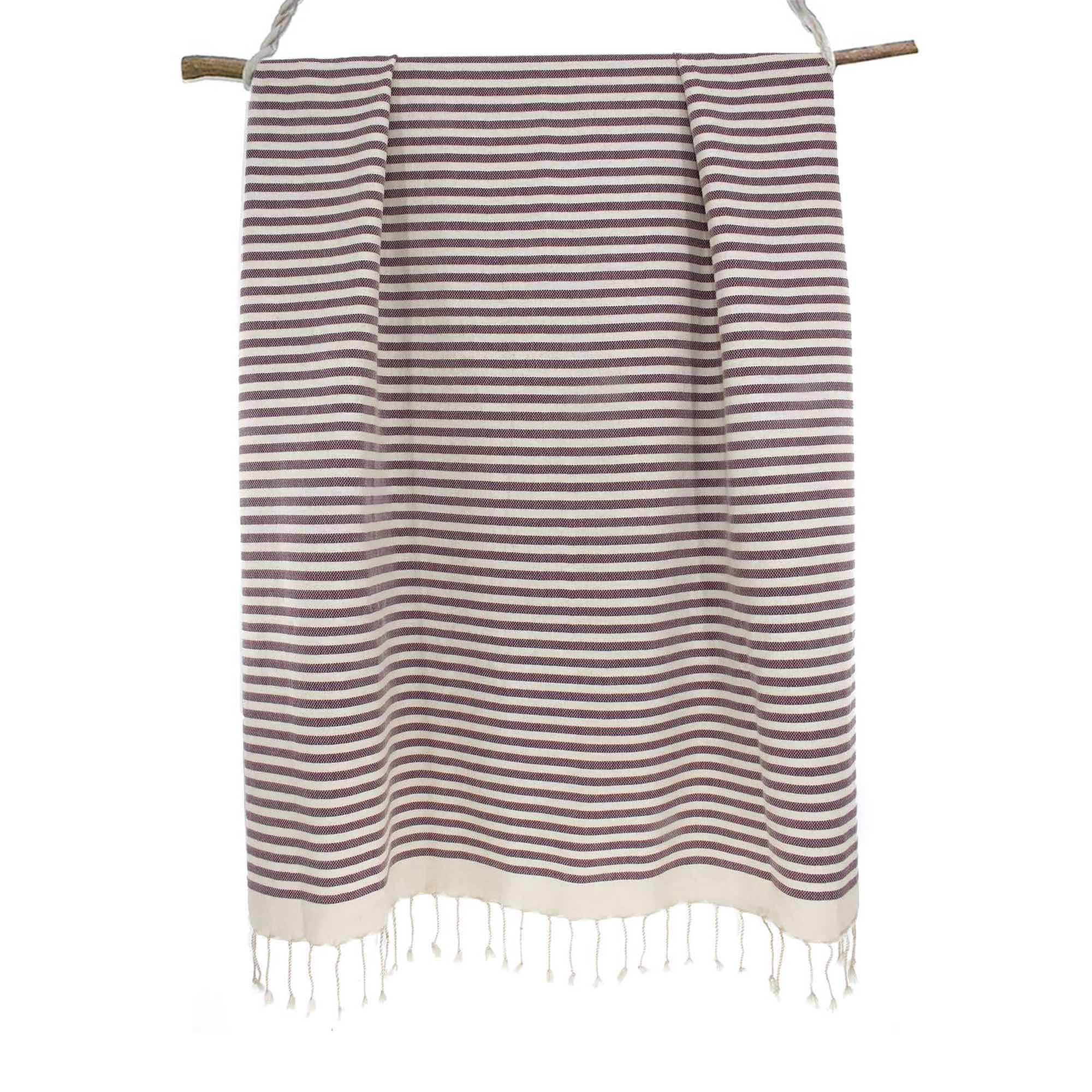 Fouta - Coton - Prune - Hossegor - Image 5
