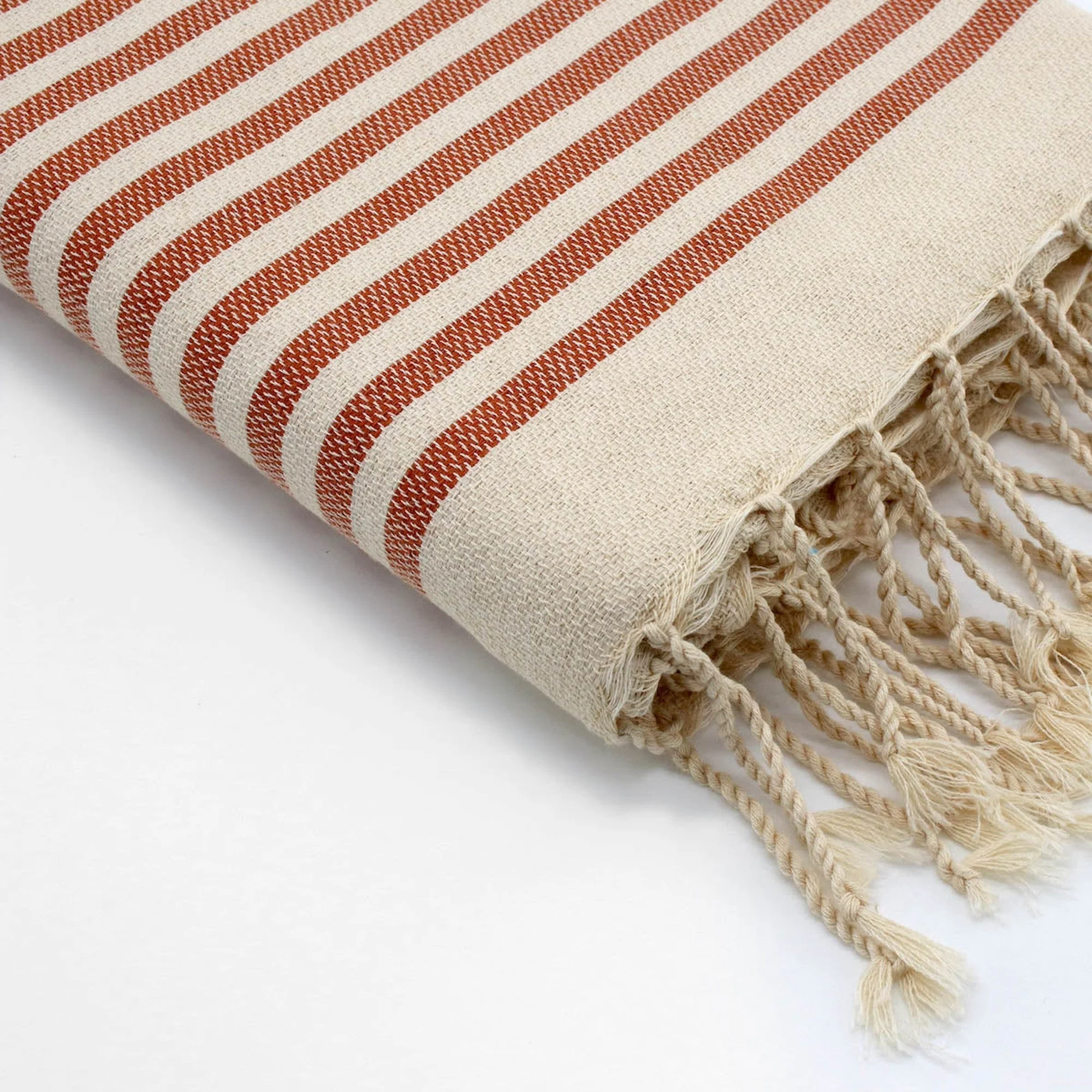 Fouta - Coton - Rouge Brique - Hossegor - Image 3