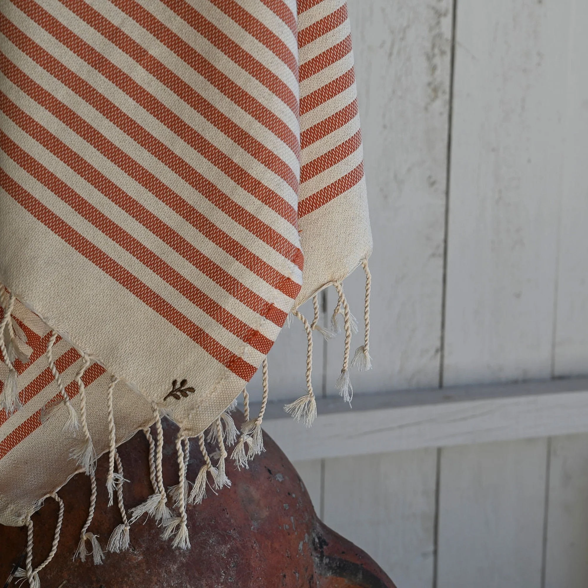 Fouta - Coton - Rouge Brique - Hossegor - Image 4