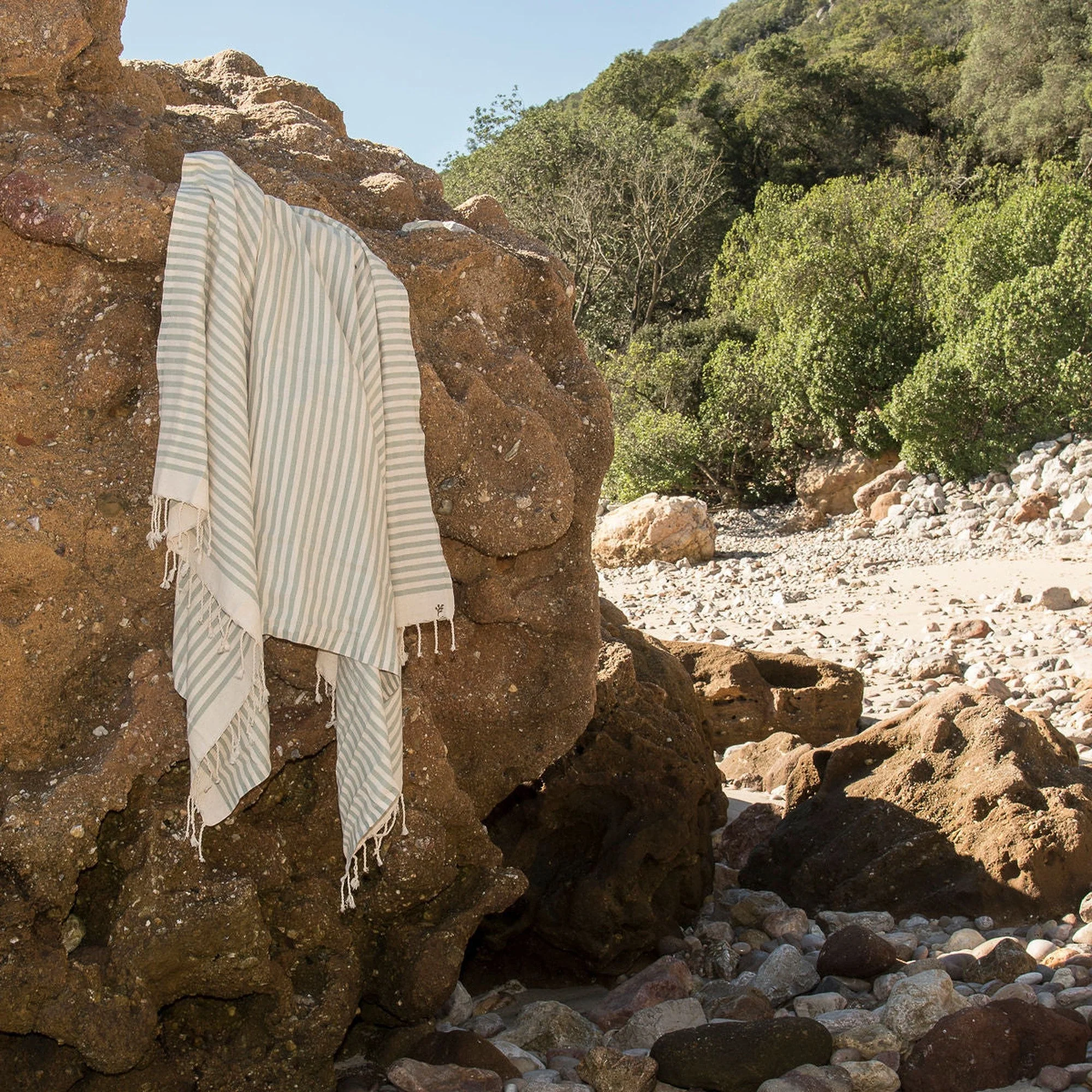 Fouta - Coton - Vert D'Eau - Hossegor - Image 4