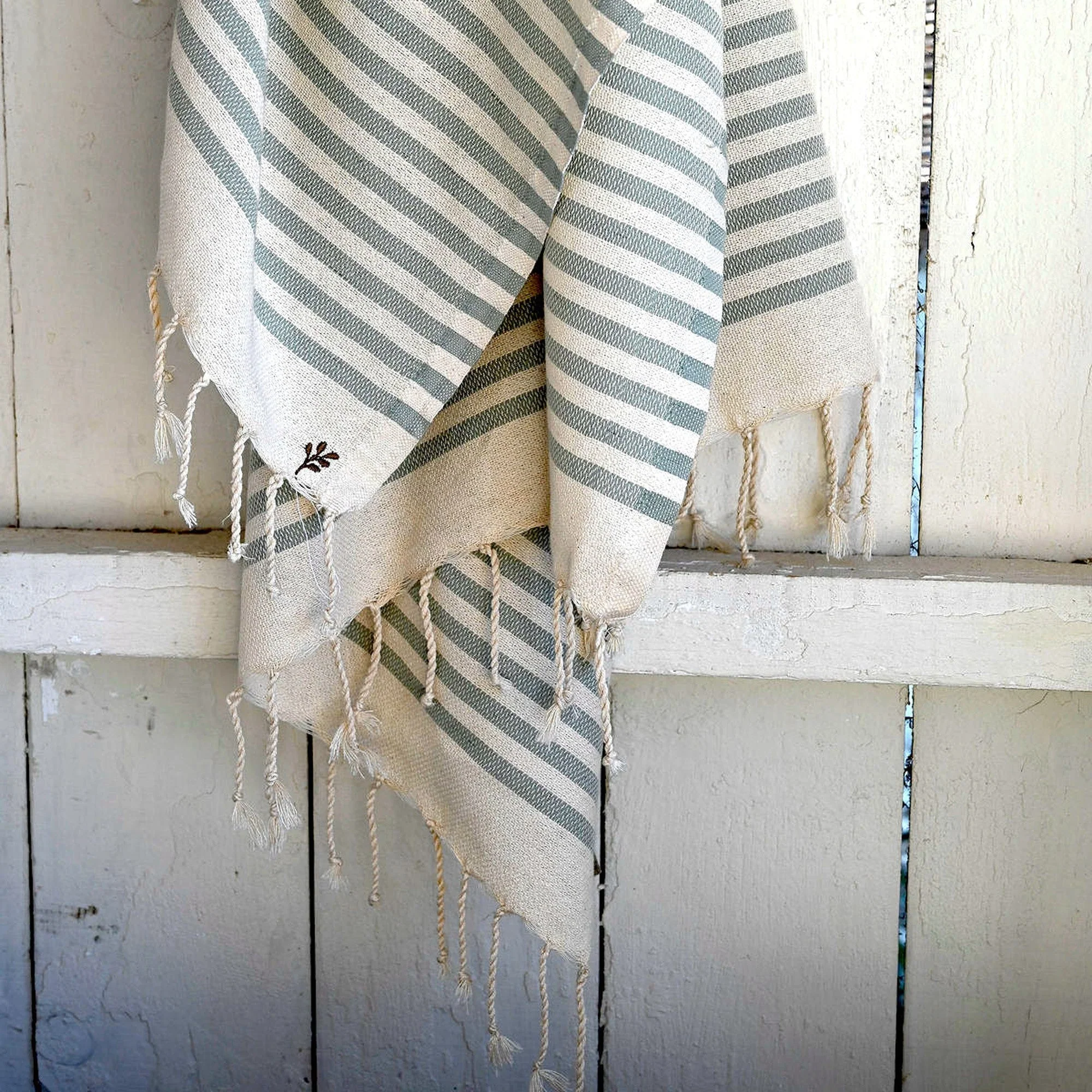 Fouta - Coton - Vert D'Eau - Hossegor - Image 5